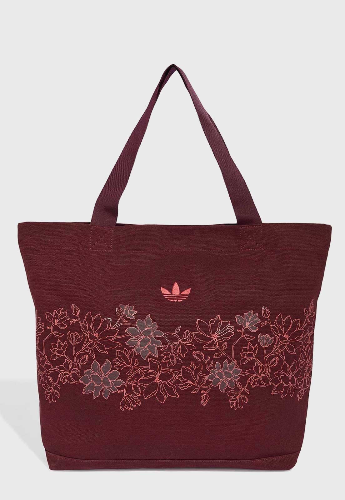 Bolsa Feminina adidas Originals Tote Floral Vinho