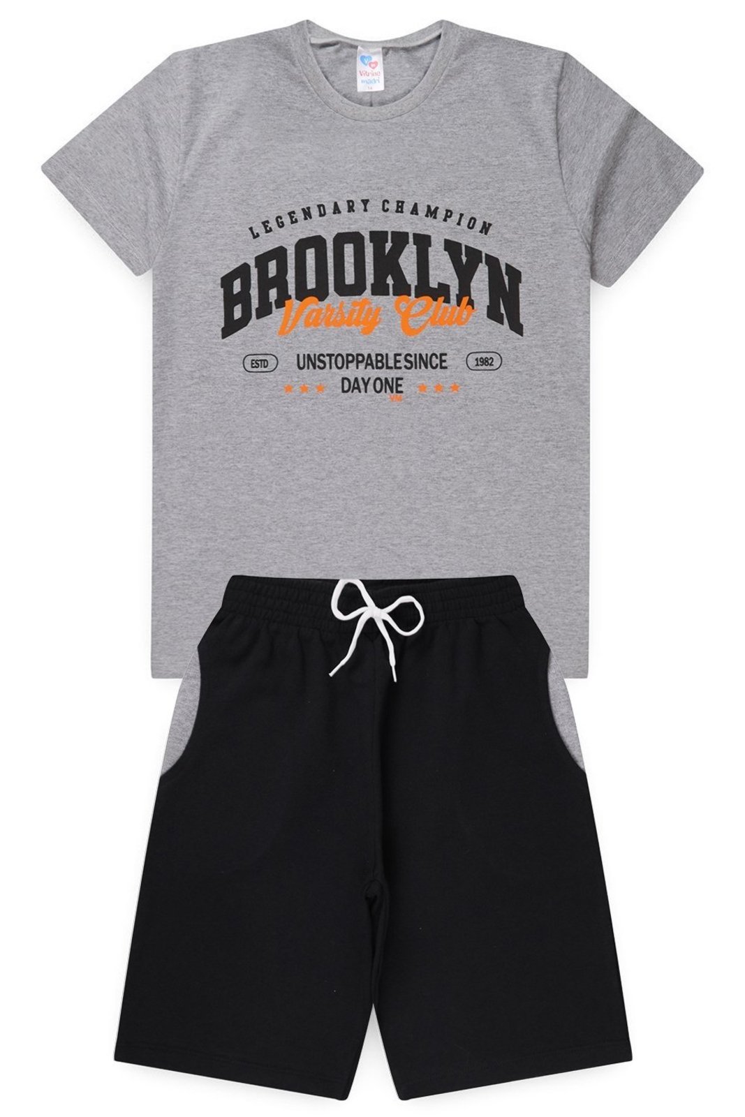 Infantil - Conjunto Juvenil Verão Masculino Brooklyn Club