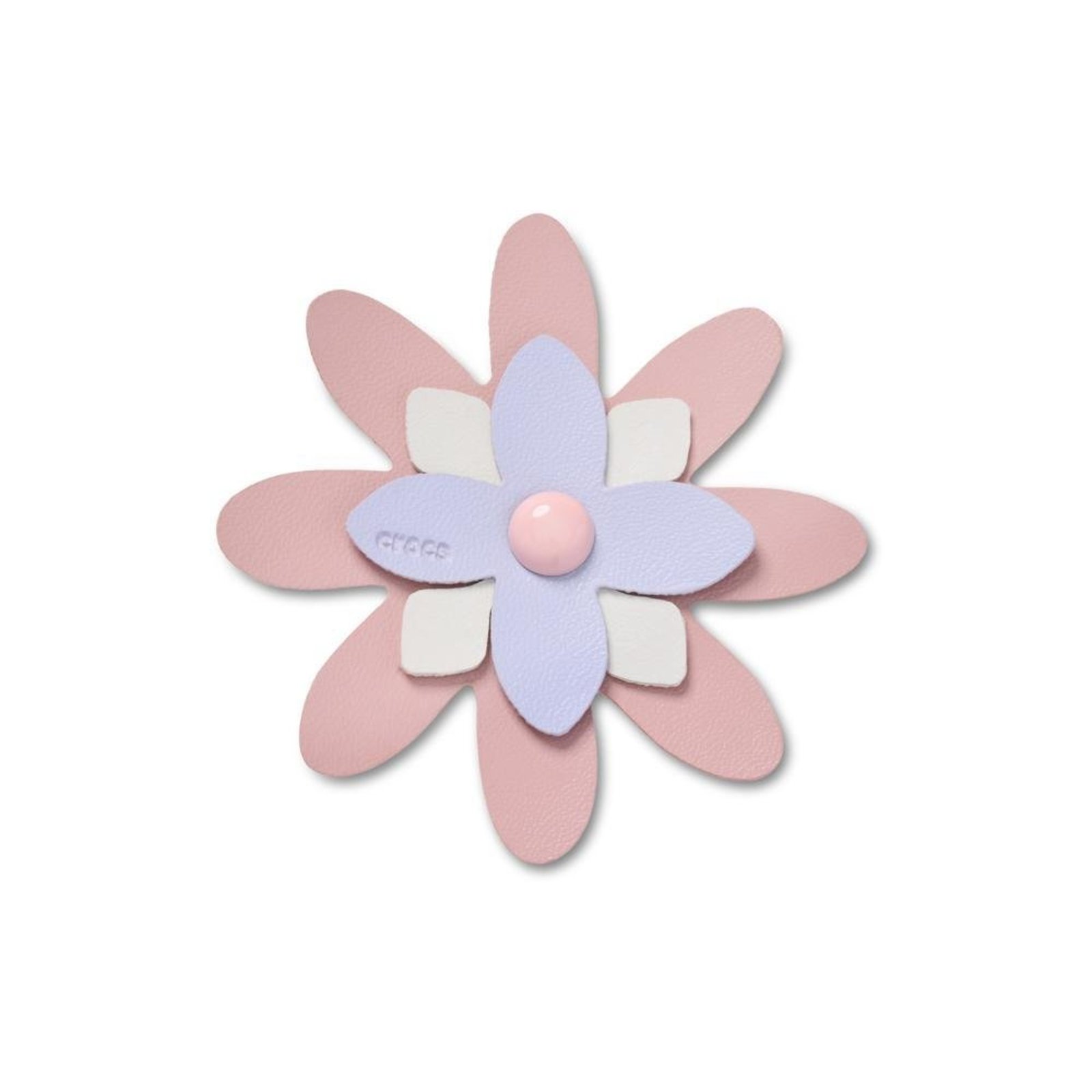 Infantil - Jibbitz™ Flor Rosa Sintética Único Branco