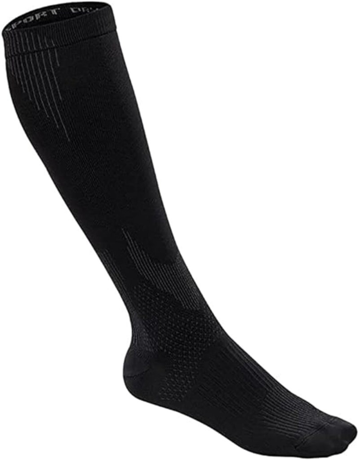 Vista 2 Meia Esportiva 3/4 Adulto Performance Running Power Fit Lupo preto Lupo preto