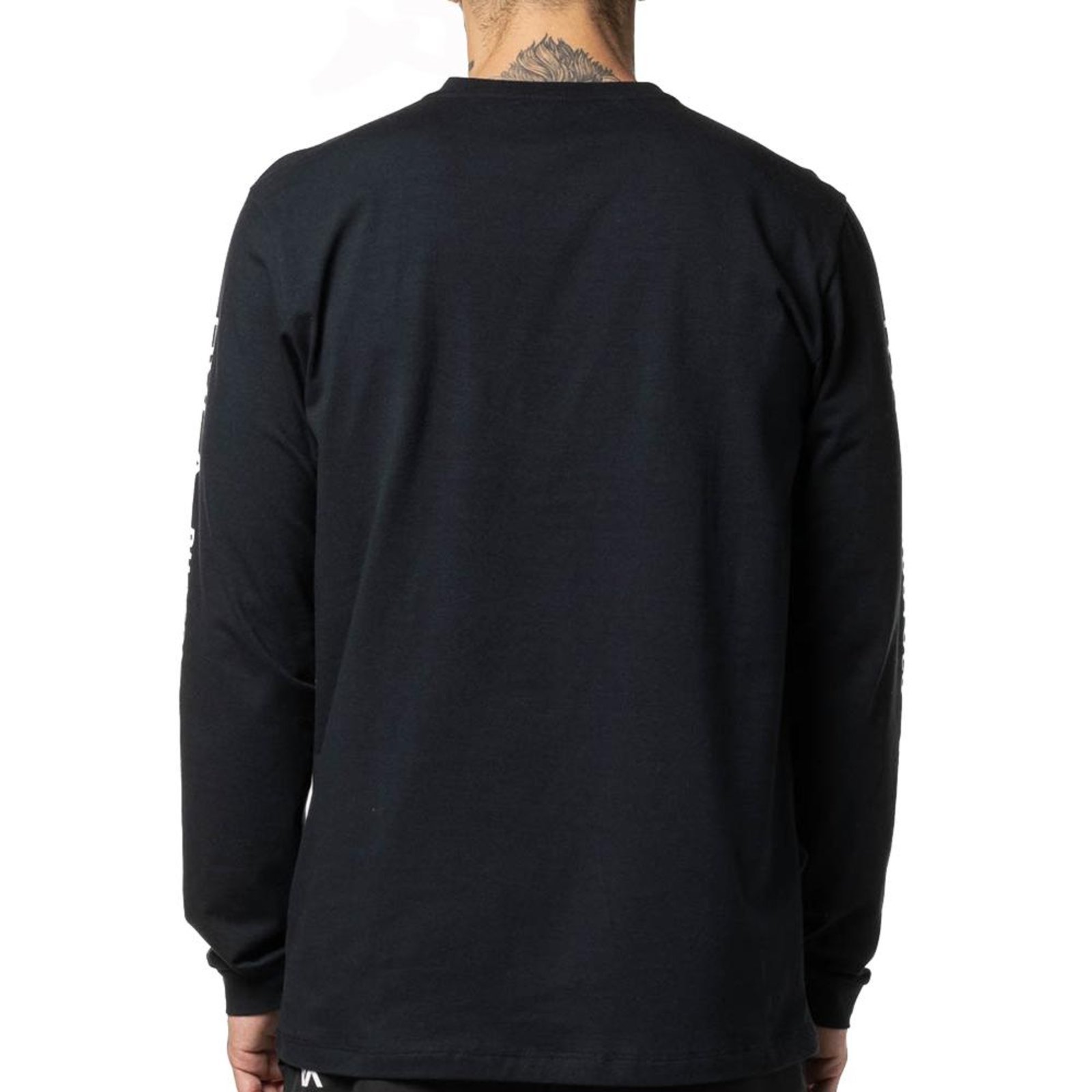 Vista 3 Camiseta RVCA Manga Longa Ruotolo Stack WT24 preto RVCA preto