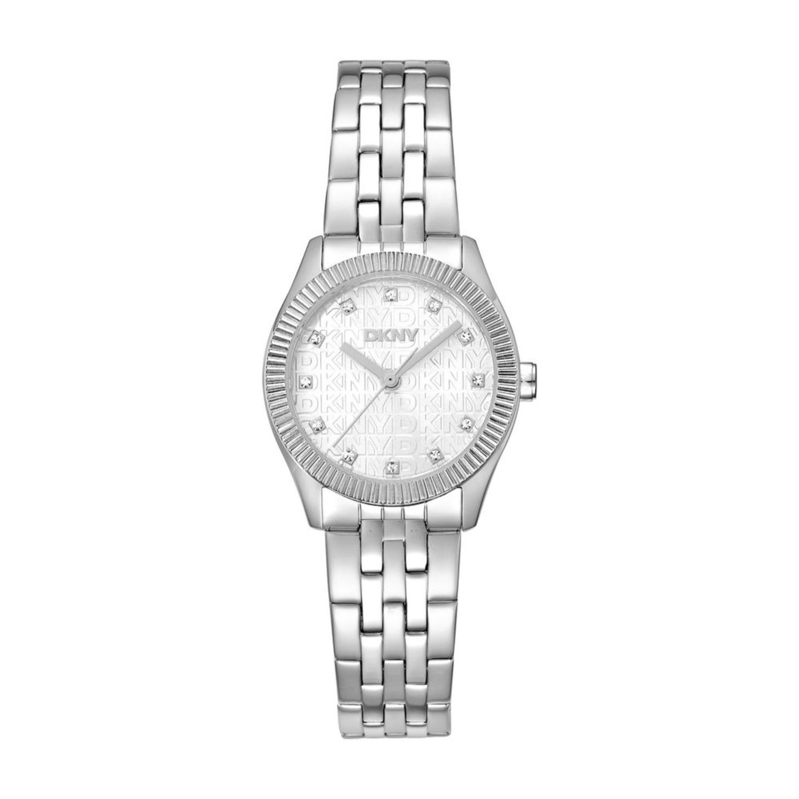 Relógio Feminino DKNY Crosswalk Prata Donna Karan Donna Karan