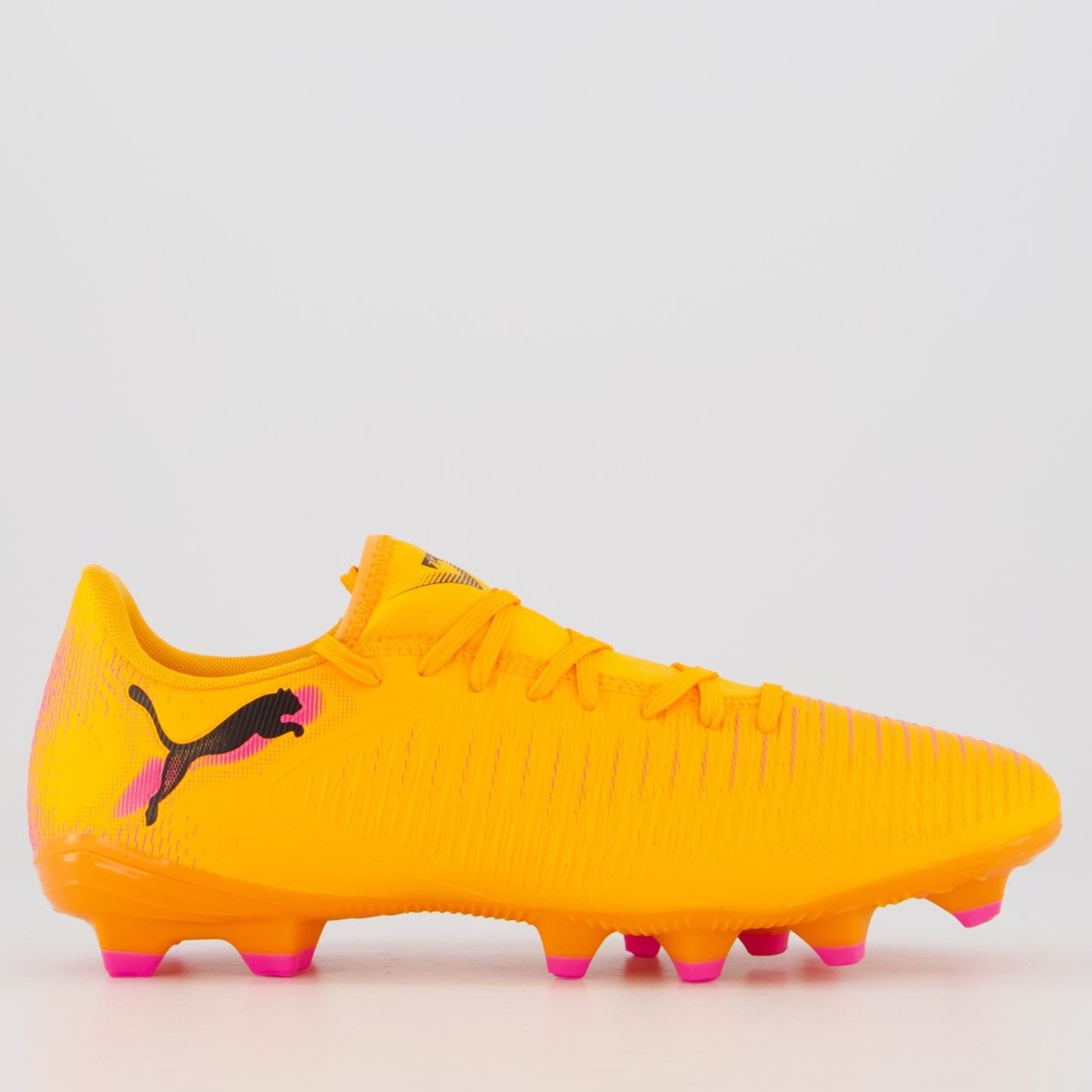 Chuteira Puma Future 8 Play FG/AG Campo Laranja