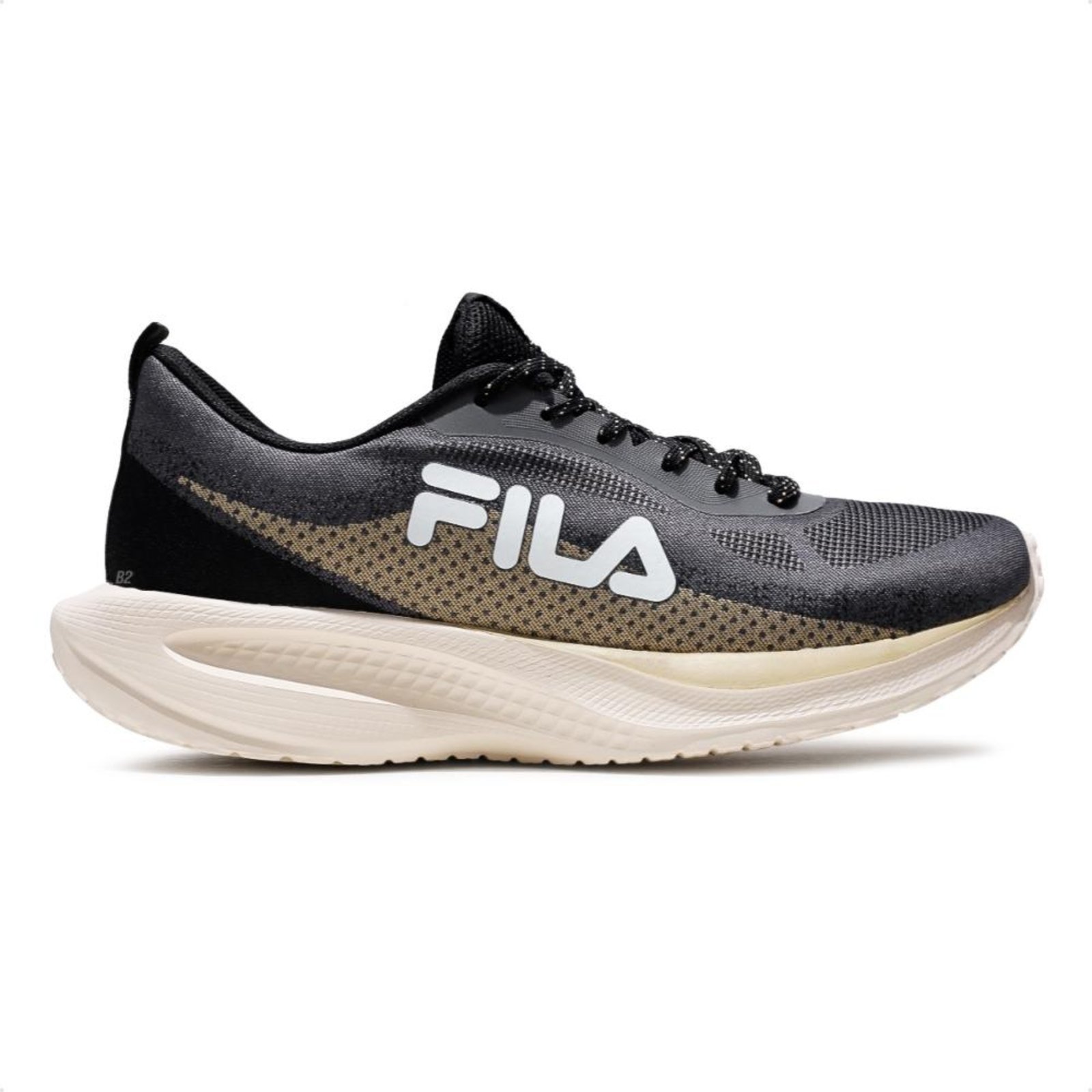 Vista 2 Tênis Fila Efecto 2 Masculino preto Fila preto