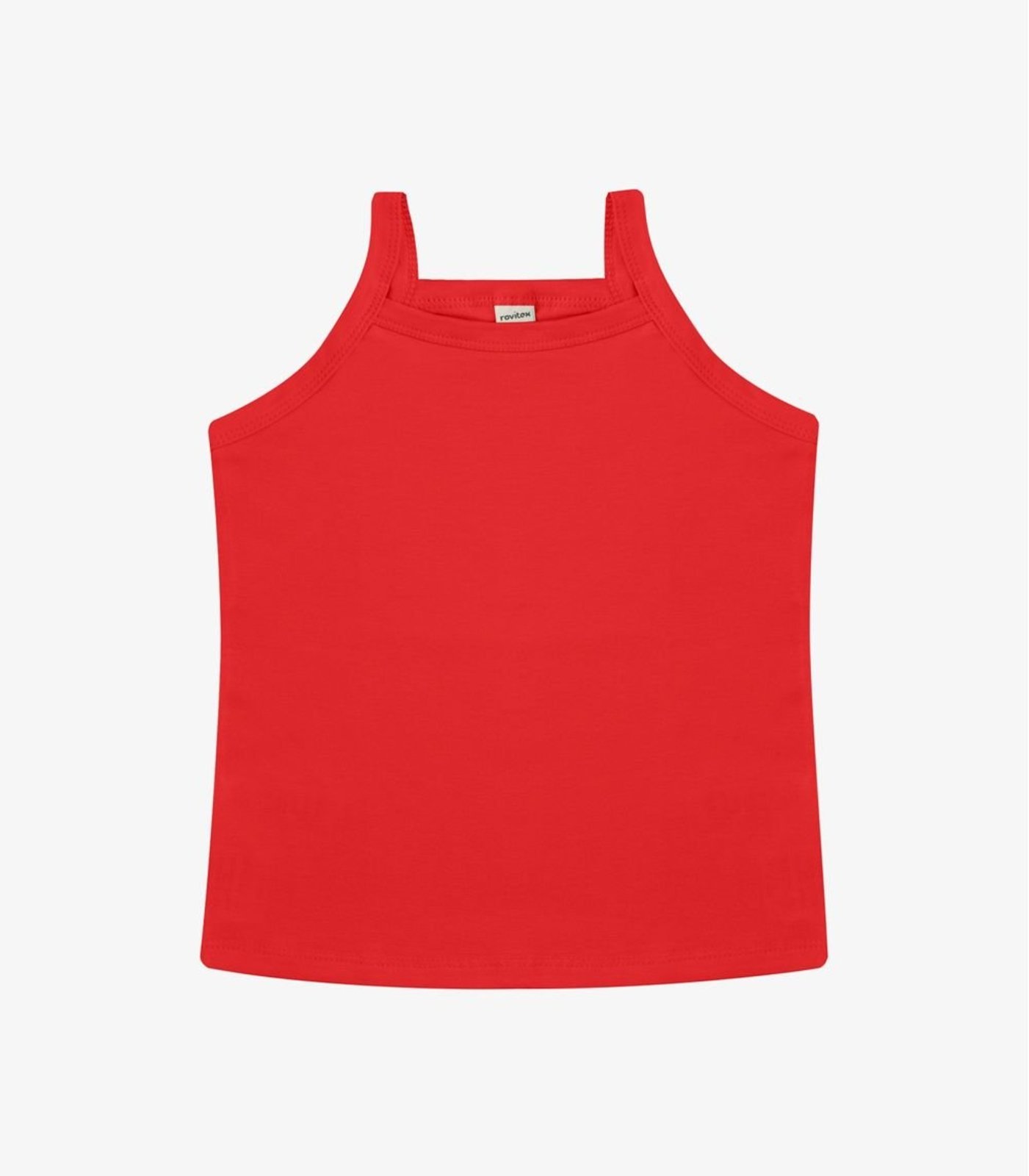 Infantil – Regata De Alça Feminina Rovi Vermelho