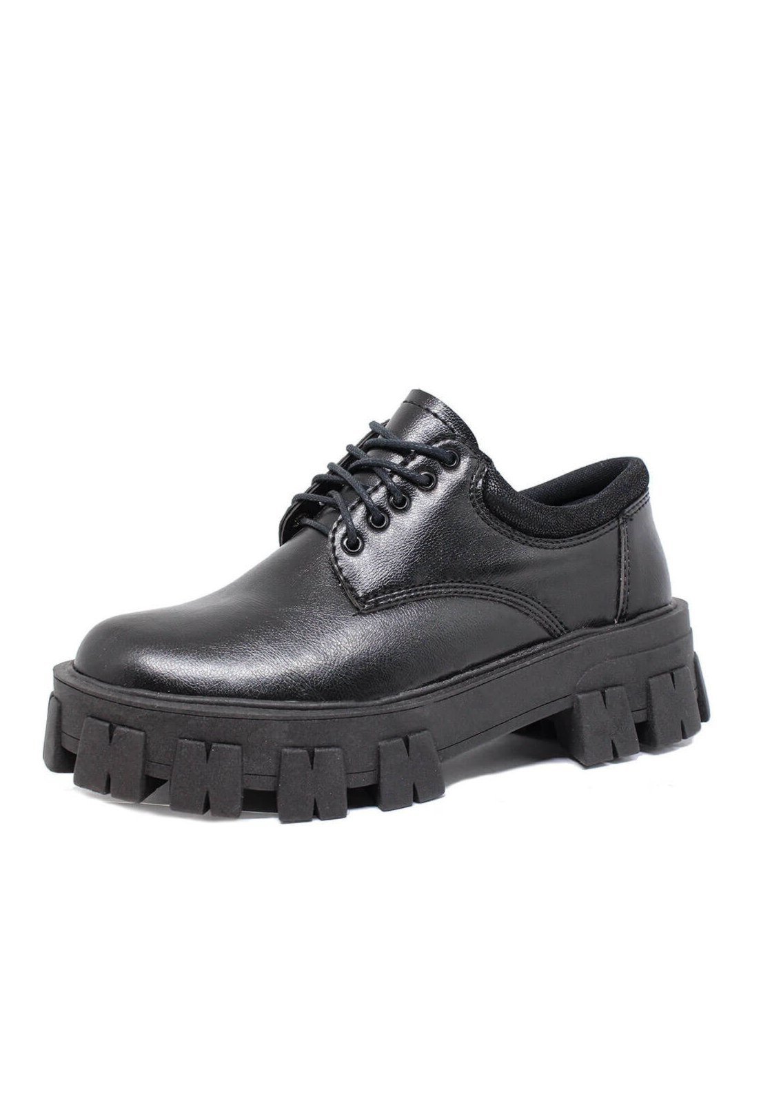 Sapato Colegial Lisse Estilo Veggie Preto