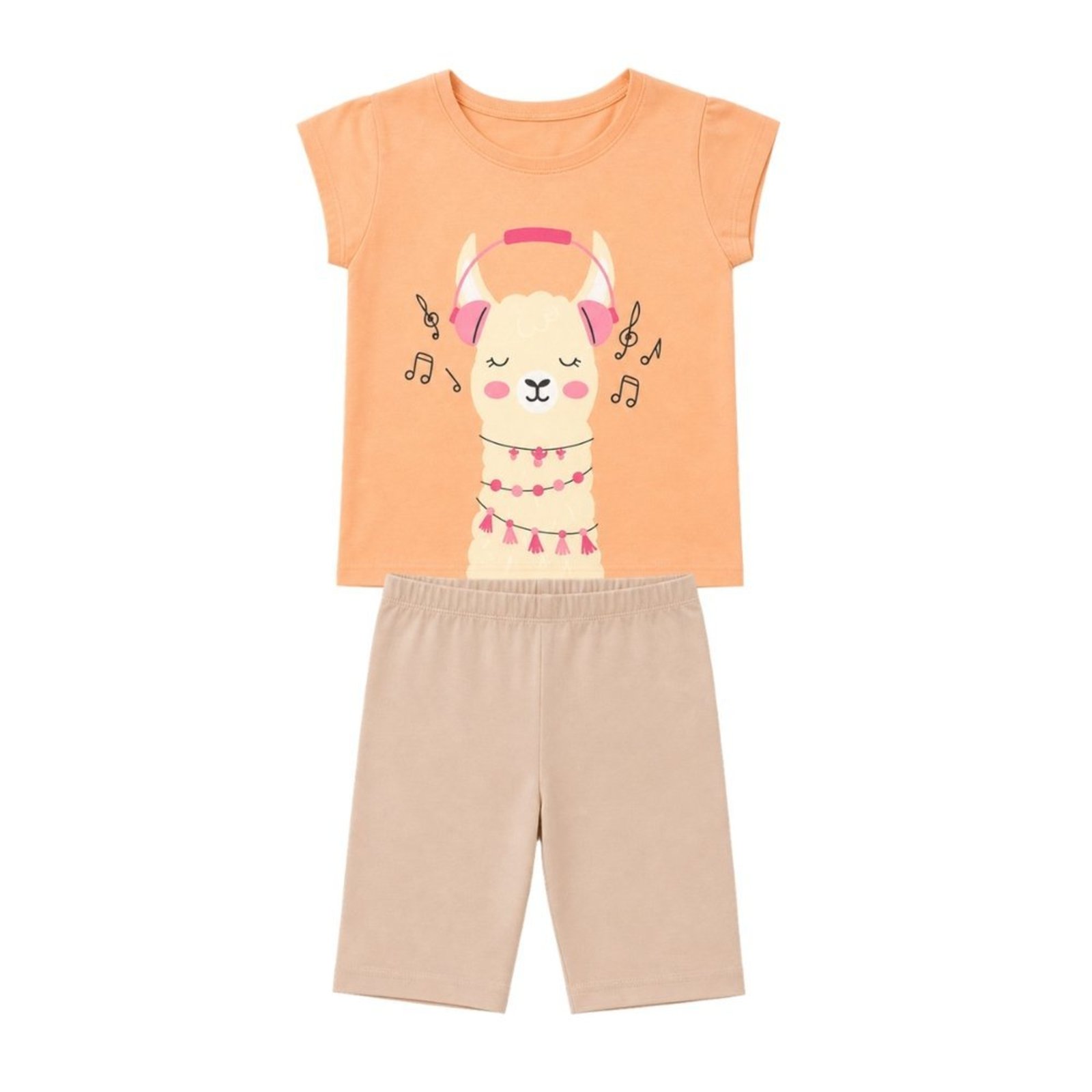 Infantil - Conjunto Menina Verão Lhama Iaia