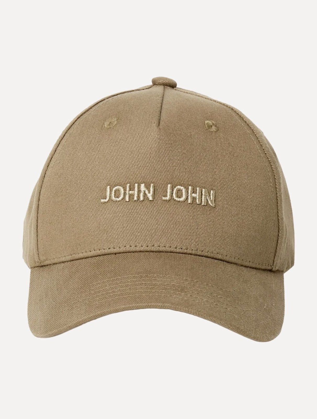 Boné John John JJ Basic Black Cáqui