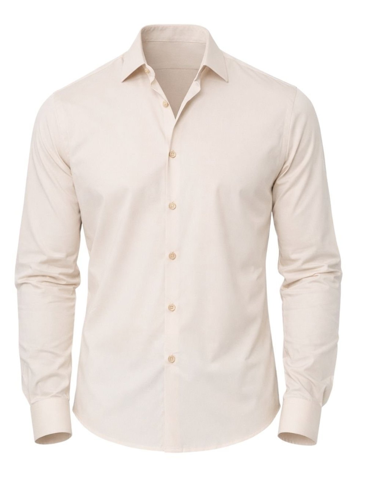 Camisa Social Masculina Casual Slim Fit com Elastano - 50701