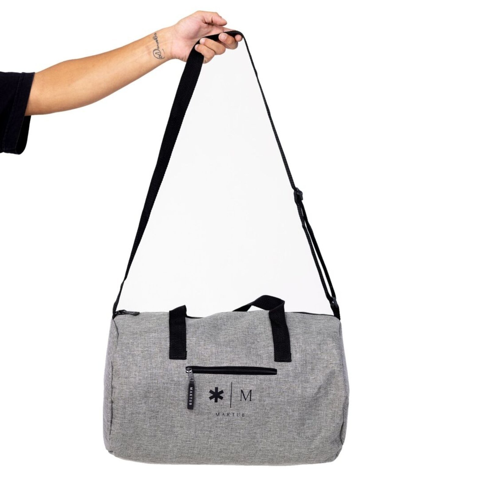 Vista 3 Mochila Mala Maktub Sport Academia Casual Unissex MAKTUB STYLE cinza MAKTUB STYLE cinza