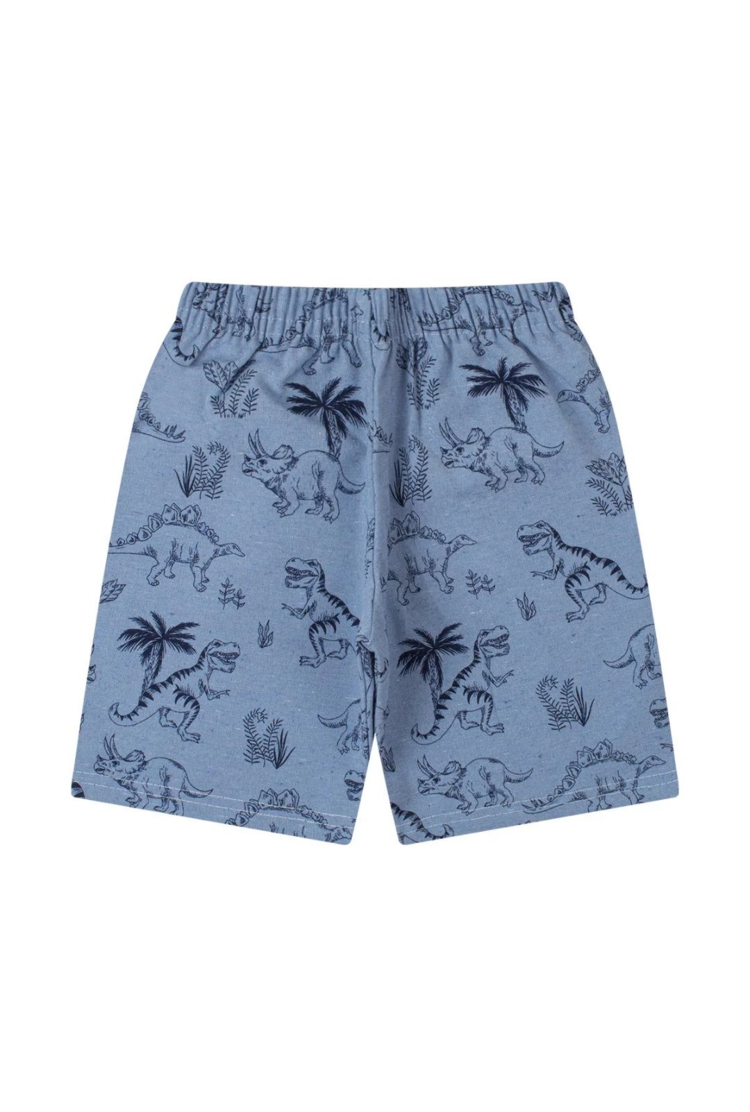 Infantil – Bermuda Menino Dinossauro Azul – Alemara