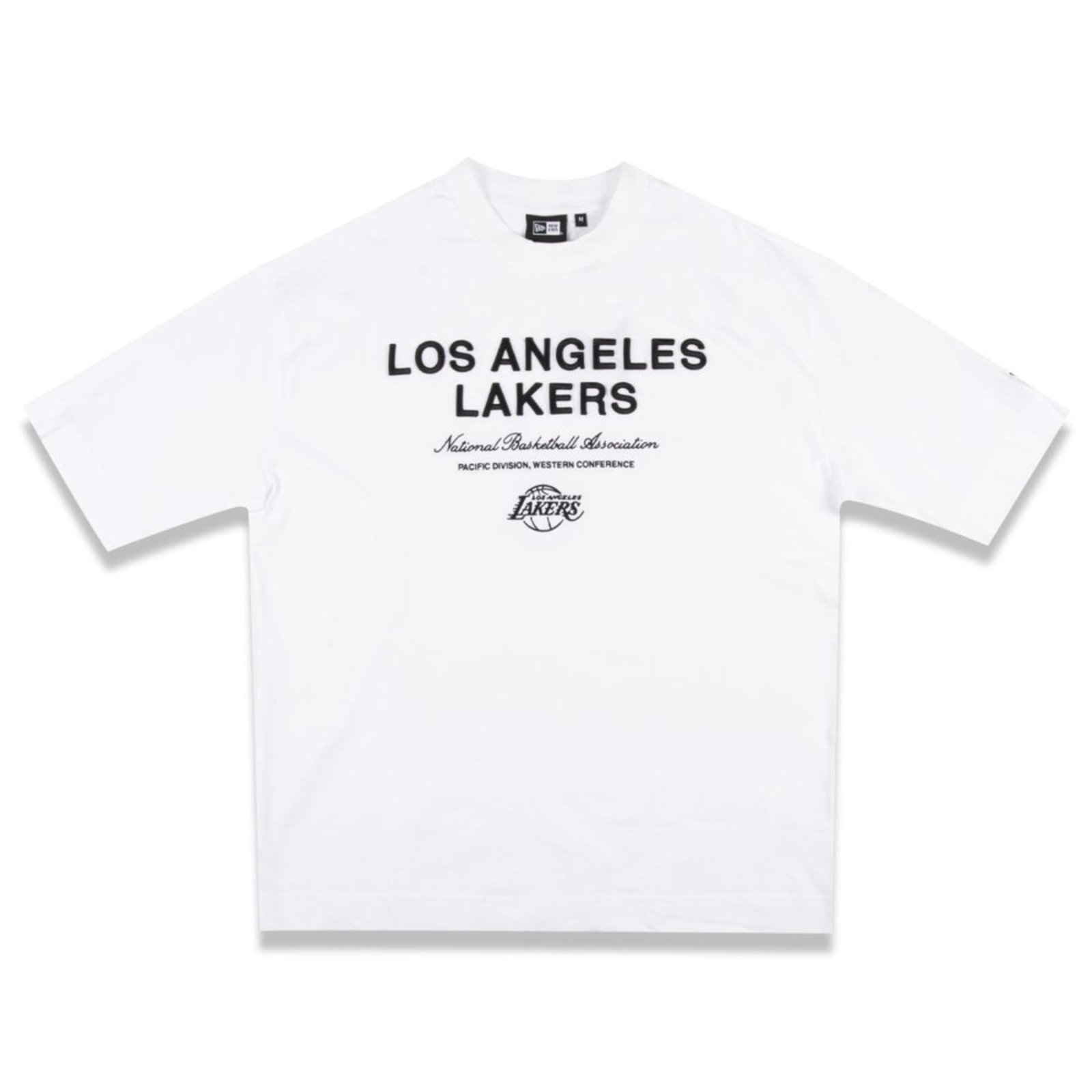 Camiseta New Era Regular Los Angeles Lakers NBA Branco