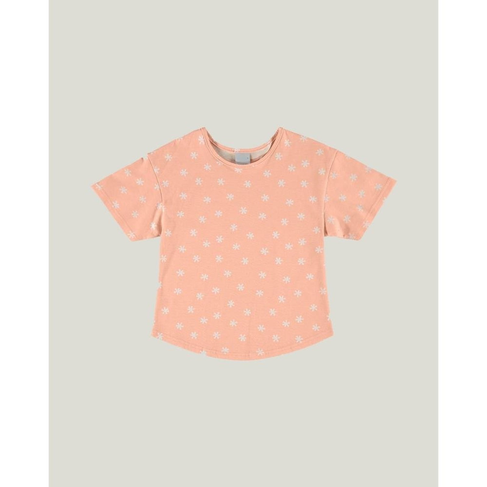 Infantil - Blusa Menina Mullet Flores Em Algodão Orgânico Malwee