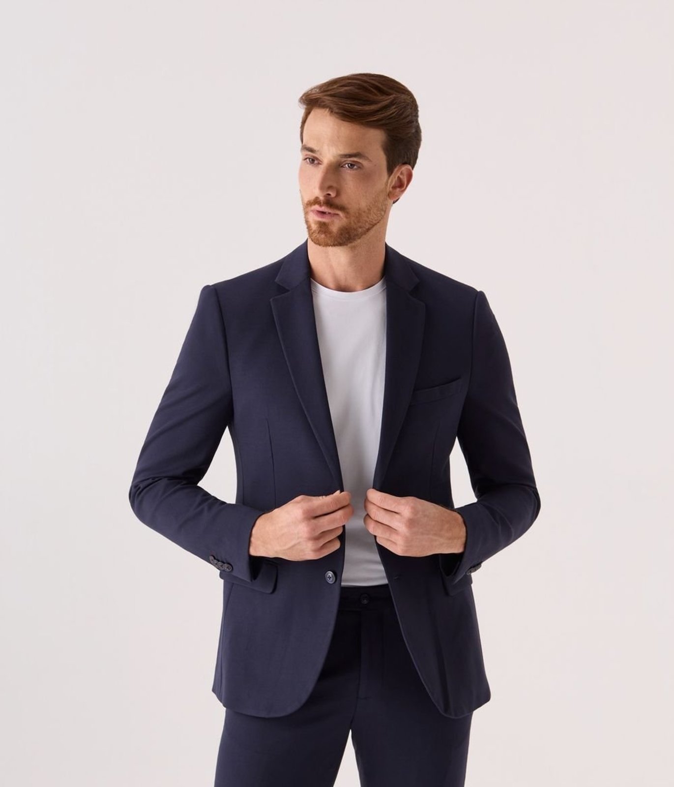 Costume Makenji Dois Botoes Masculino Azul Marinho