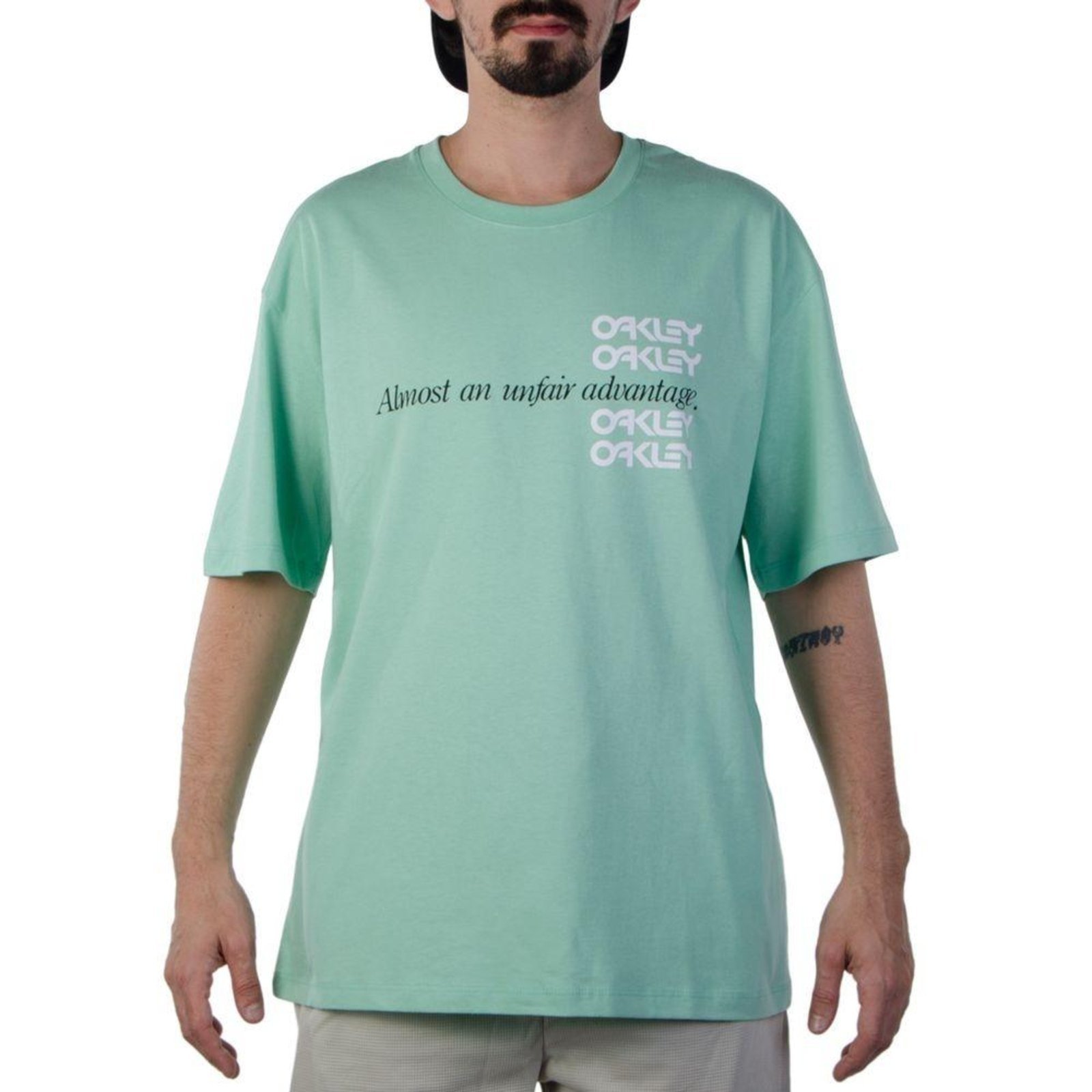 Camiseta Oakley B1B Advantage SS SM26 Masculina Fresh Mint