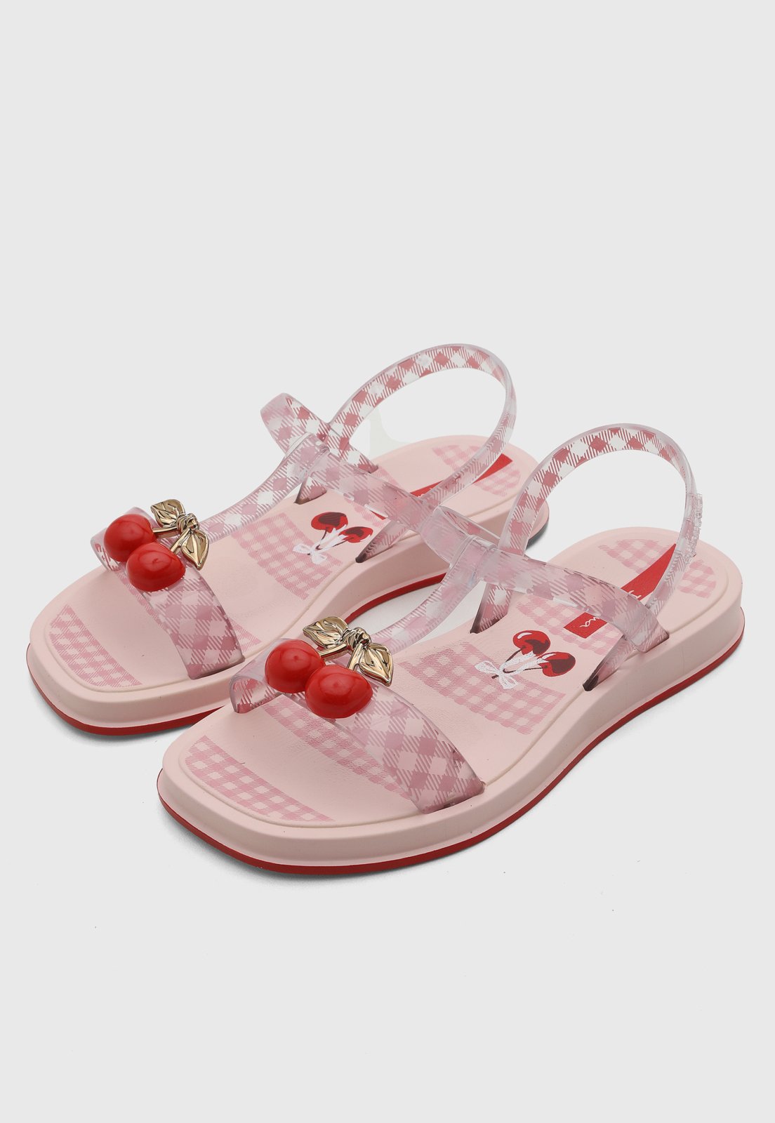 Infantil - Sandália Ipanema Detalhe Cereja Rosa