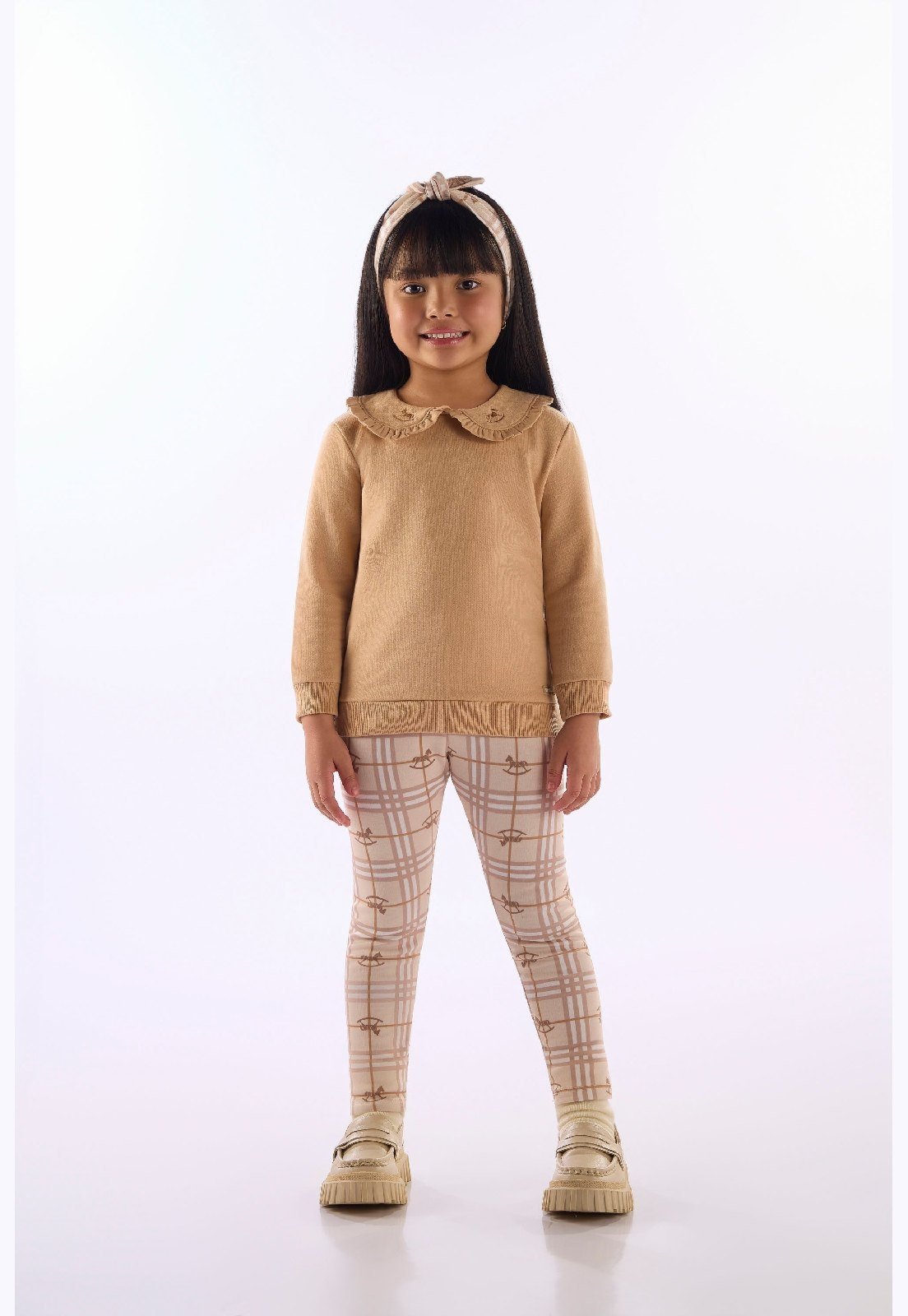 Infantil - Conjunto Inverno Moletom Up Baby Bege