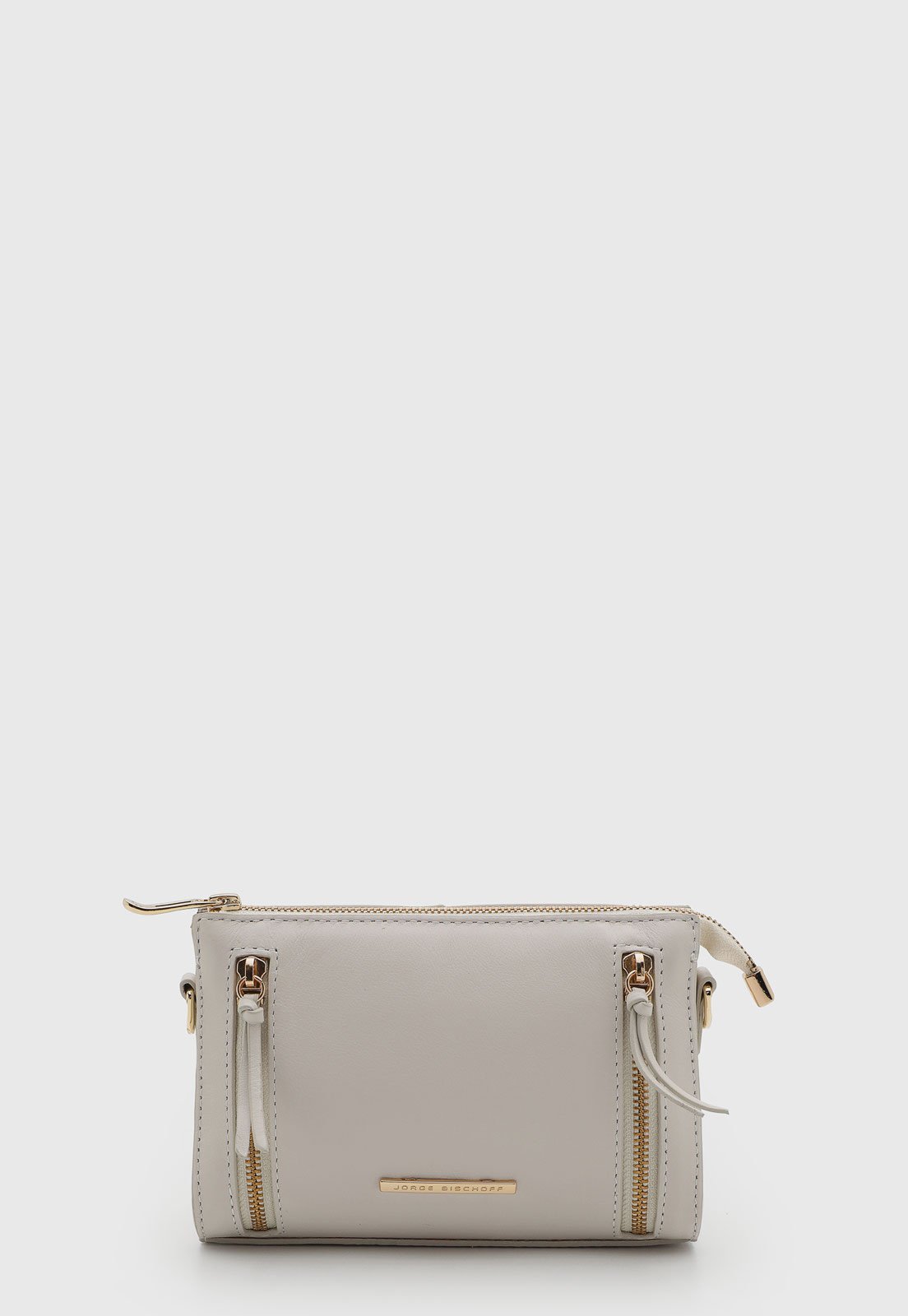 Bolsa Jorge Bischoff Couro Retangular Branca