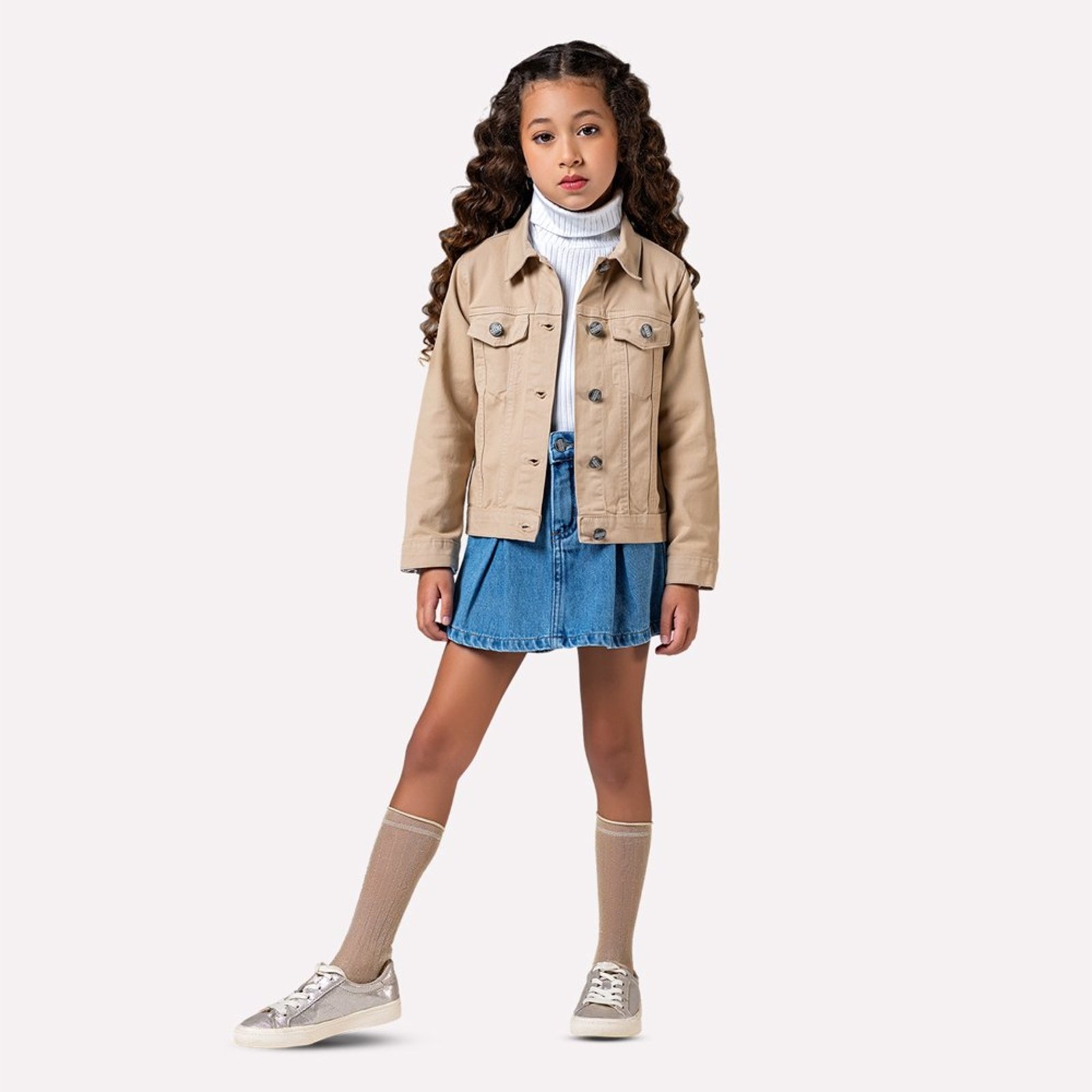 Infantil - Jaqueta Menina Jeans Mania