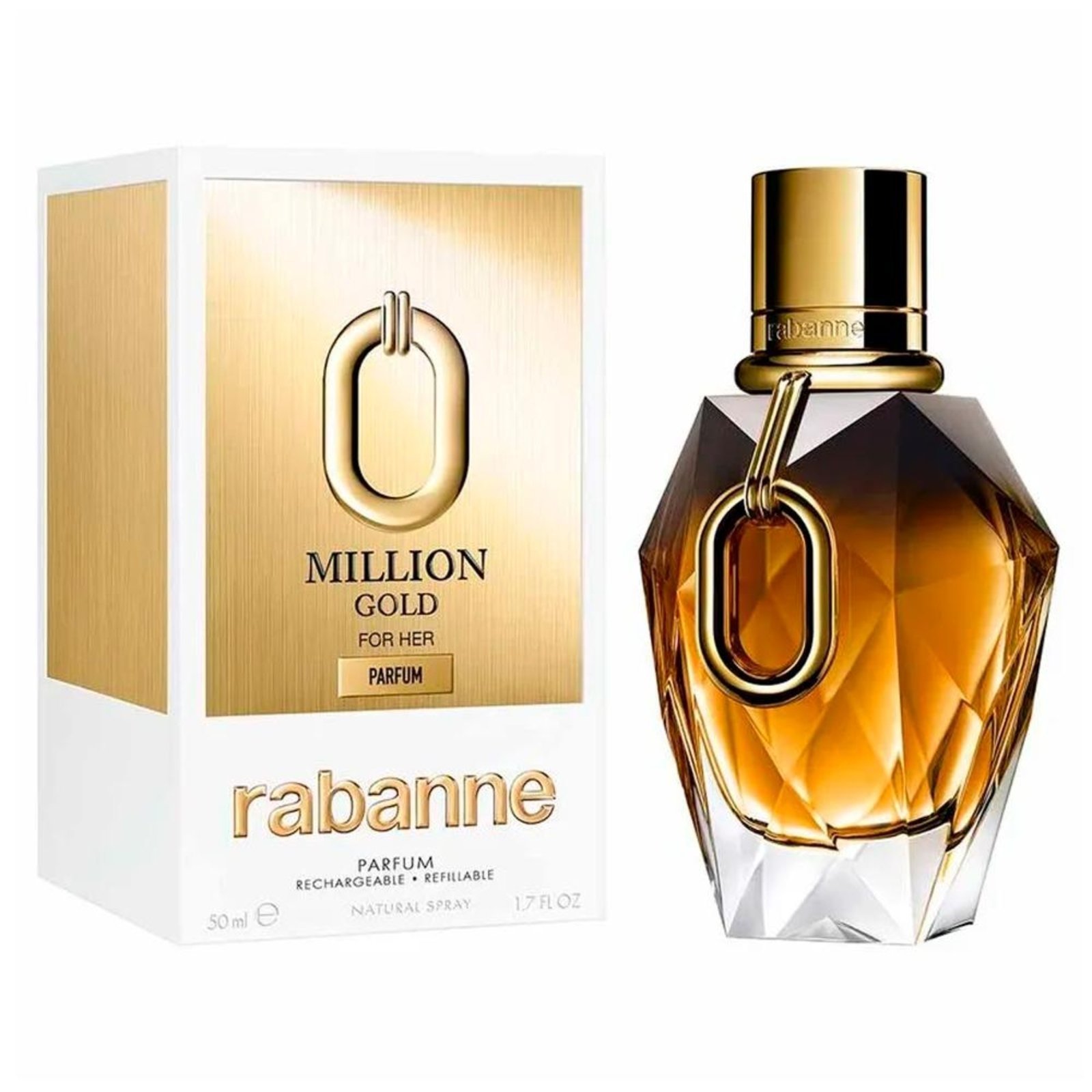 Rabanne Million Gold For Her Parfum 50Ml Refil