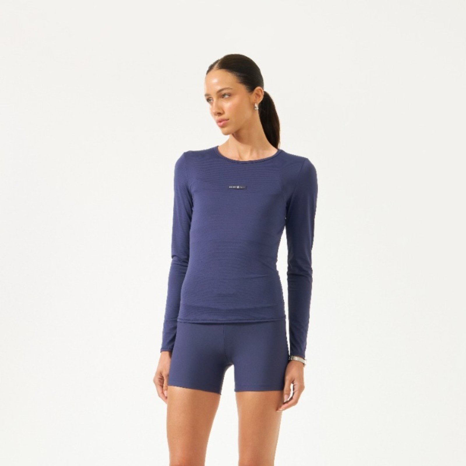 BLUSA COLCCI SPORT SLIM FEMININA AZUL SPEED 1155