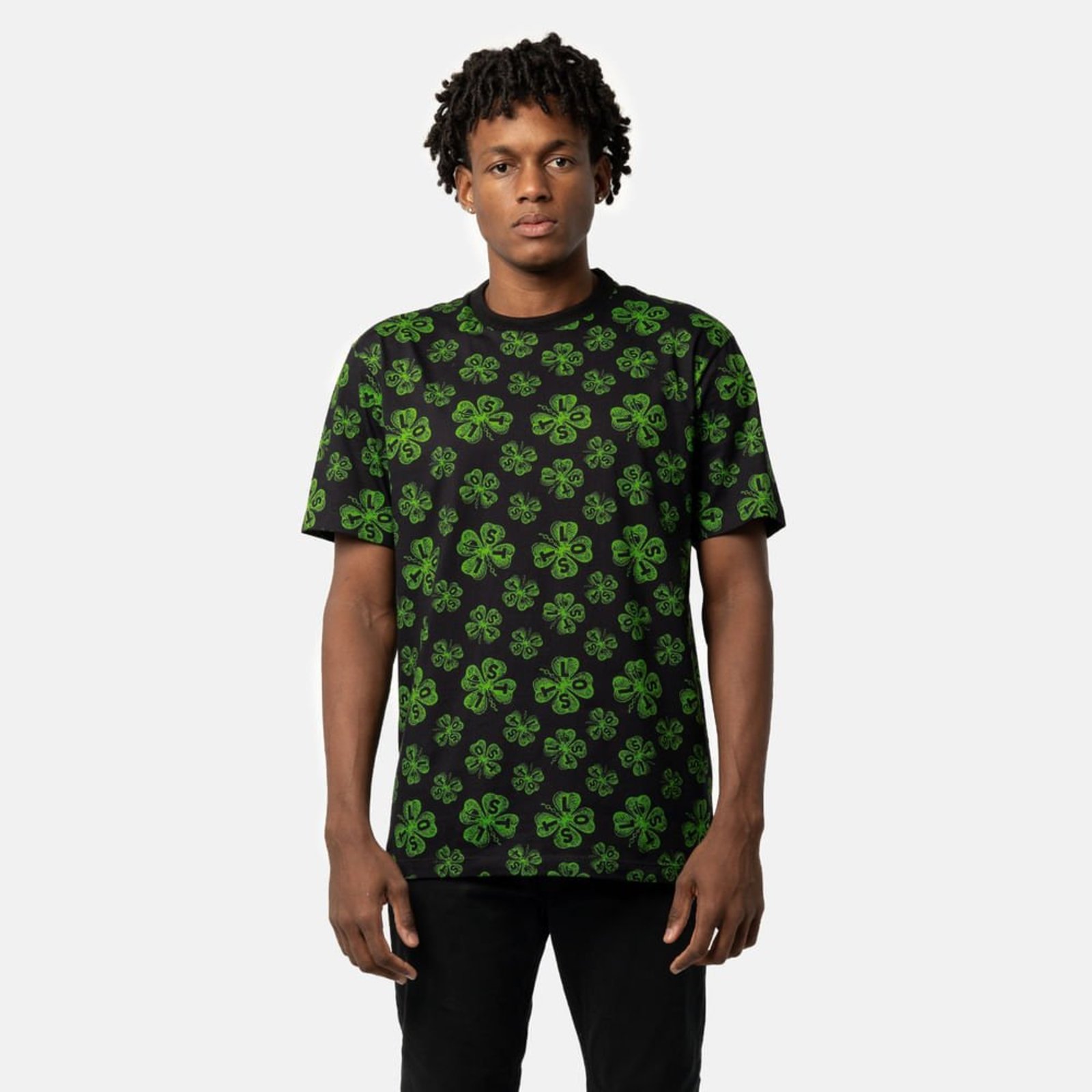 T-Shirt Lost Trevo PRETO