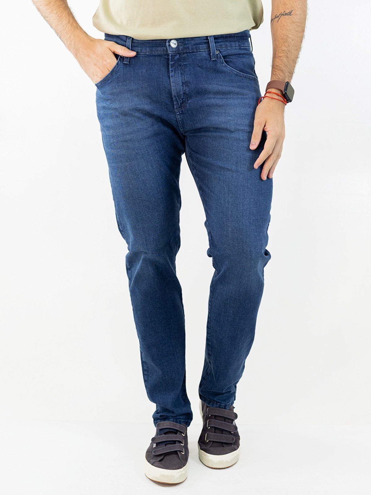 Calça Masculina Slim Jeans Tradicional Amaciado Anticorpus