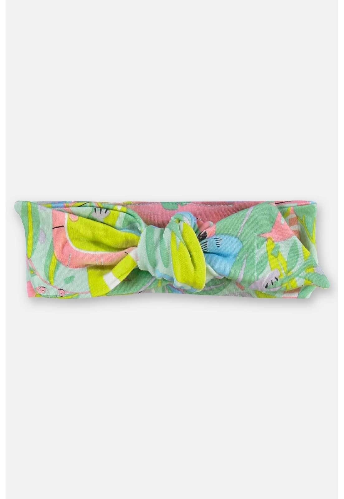 Vista 2 Infantil - Faixa de Cabelo em Suedine Up Baby verde Up Baby verde
