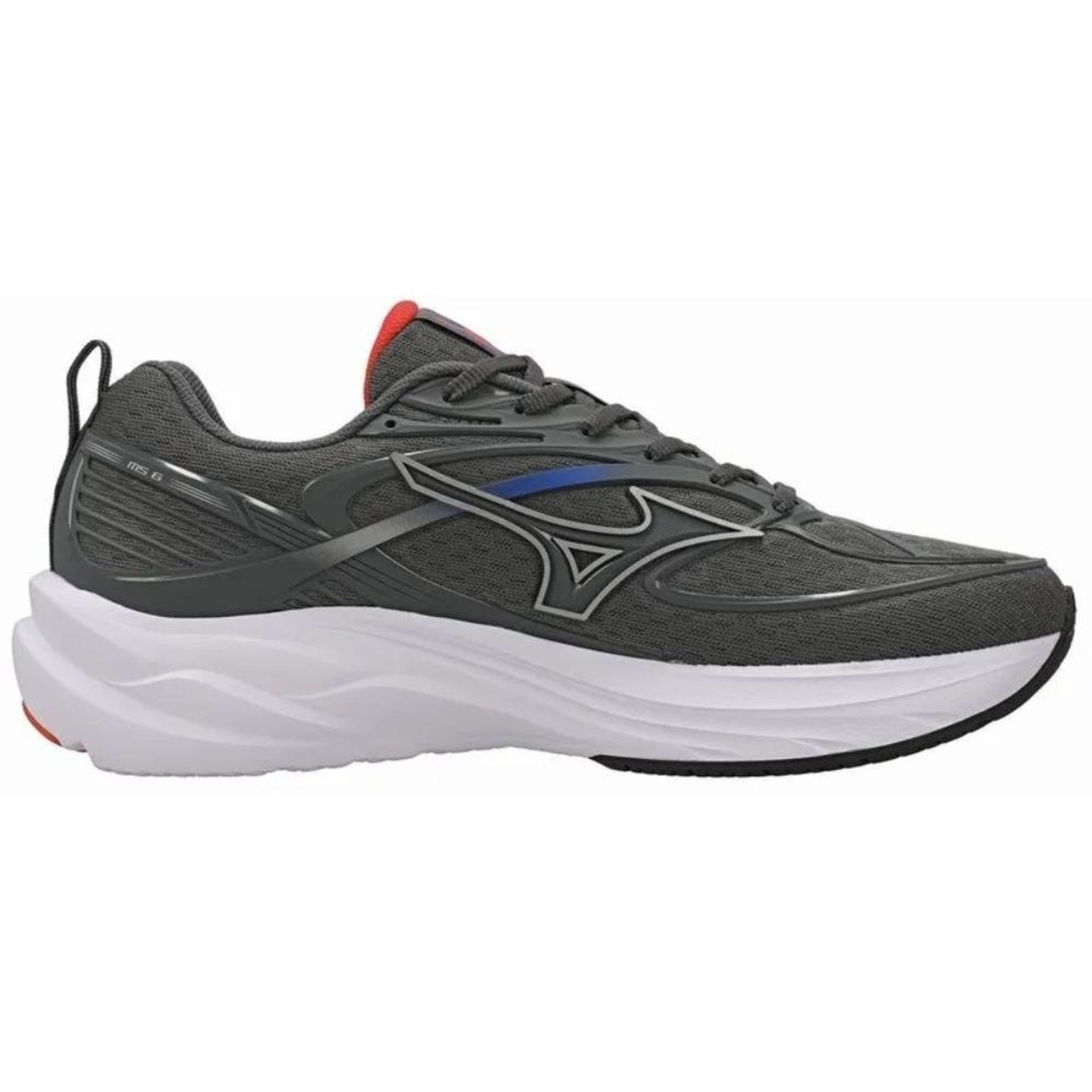 Tênis Mizuno Space 6 Masculino Corrida Caminhada Academia Conforto Mesh 101146146 Chumbo 38
