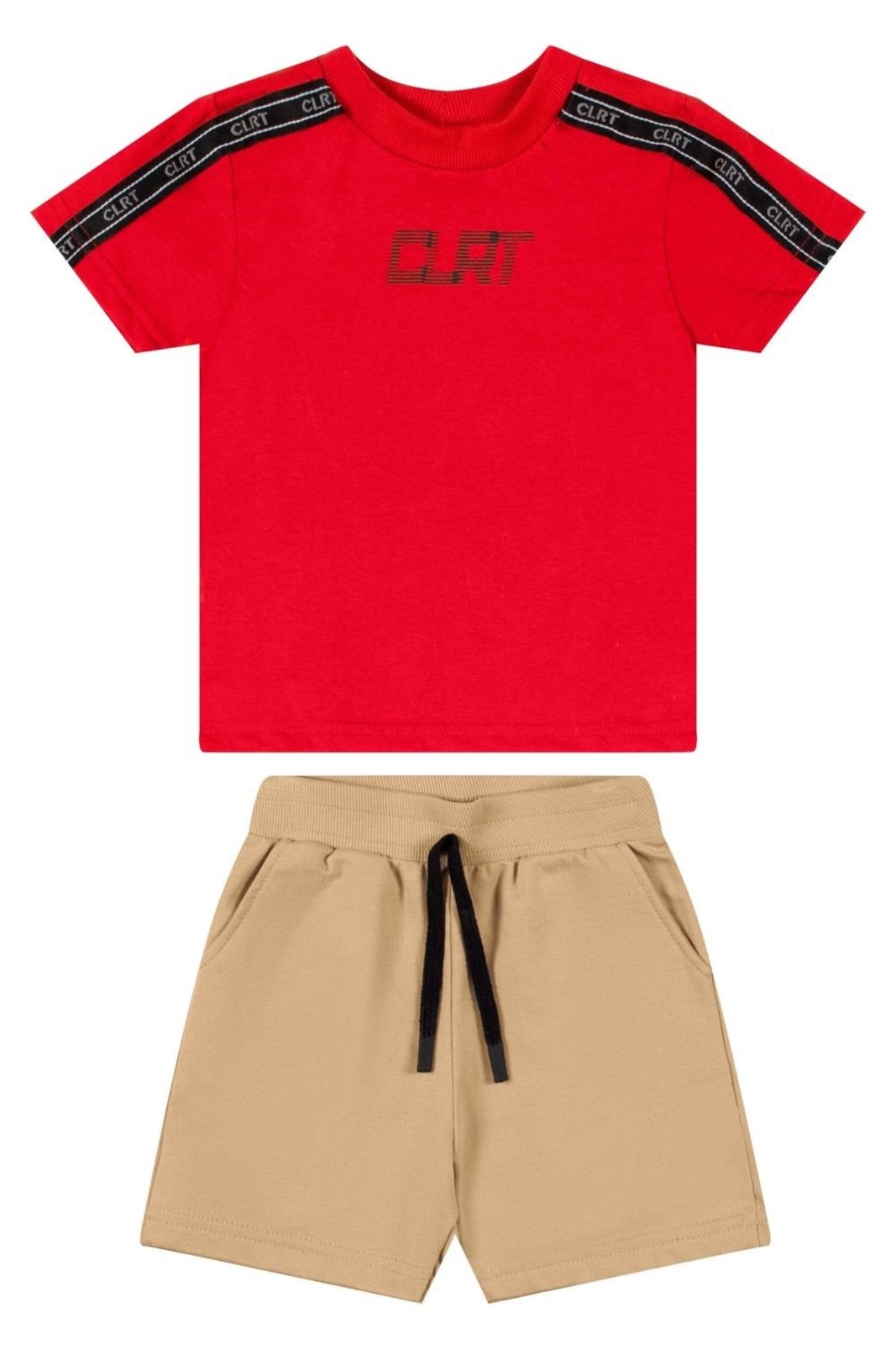 Infantil - Conjunto Menino Detalhe Ombros Colorittá Vermelho