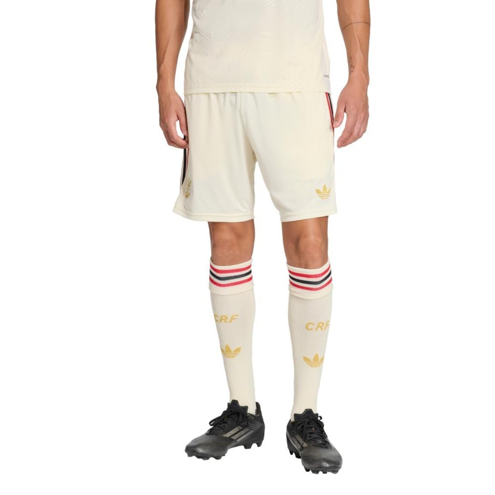 Shorts III CR Flamengo 25 adidas Performance Branco