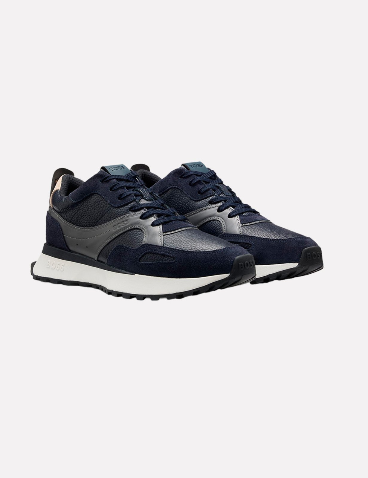 Vista 3 Tênis Hugo Boss Masculino Jonah Runn Sdltb cinza Hugo Boss cinza