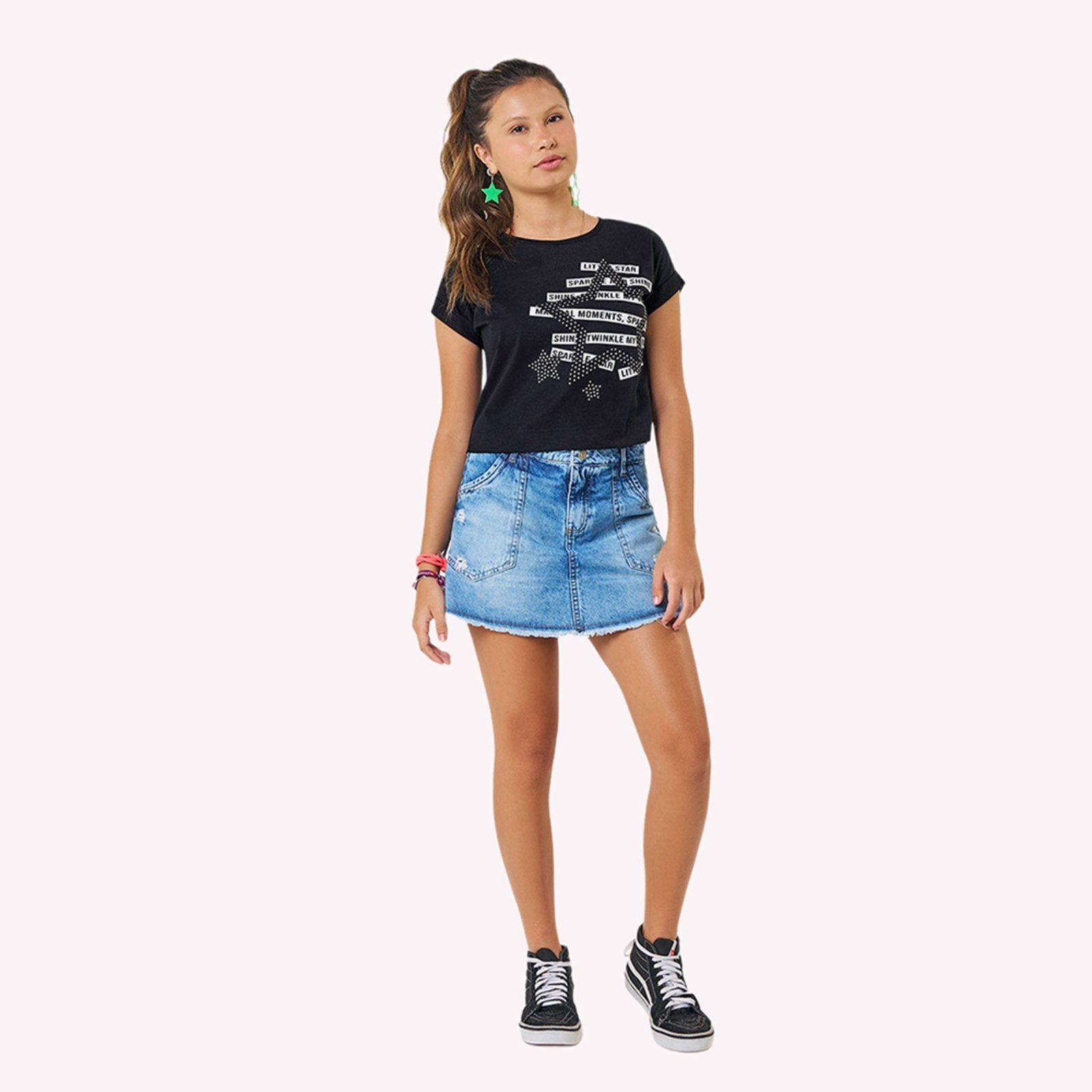 Infantil – Blusa Menina Estrela Kyly
