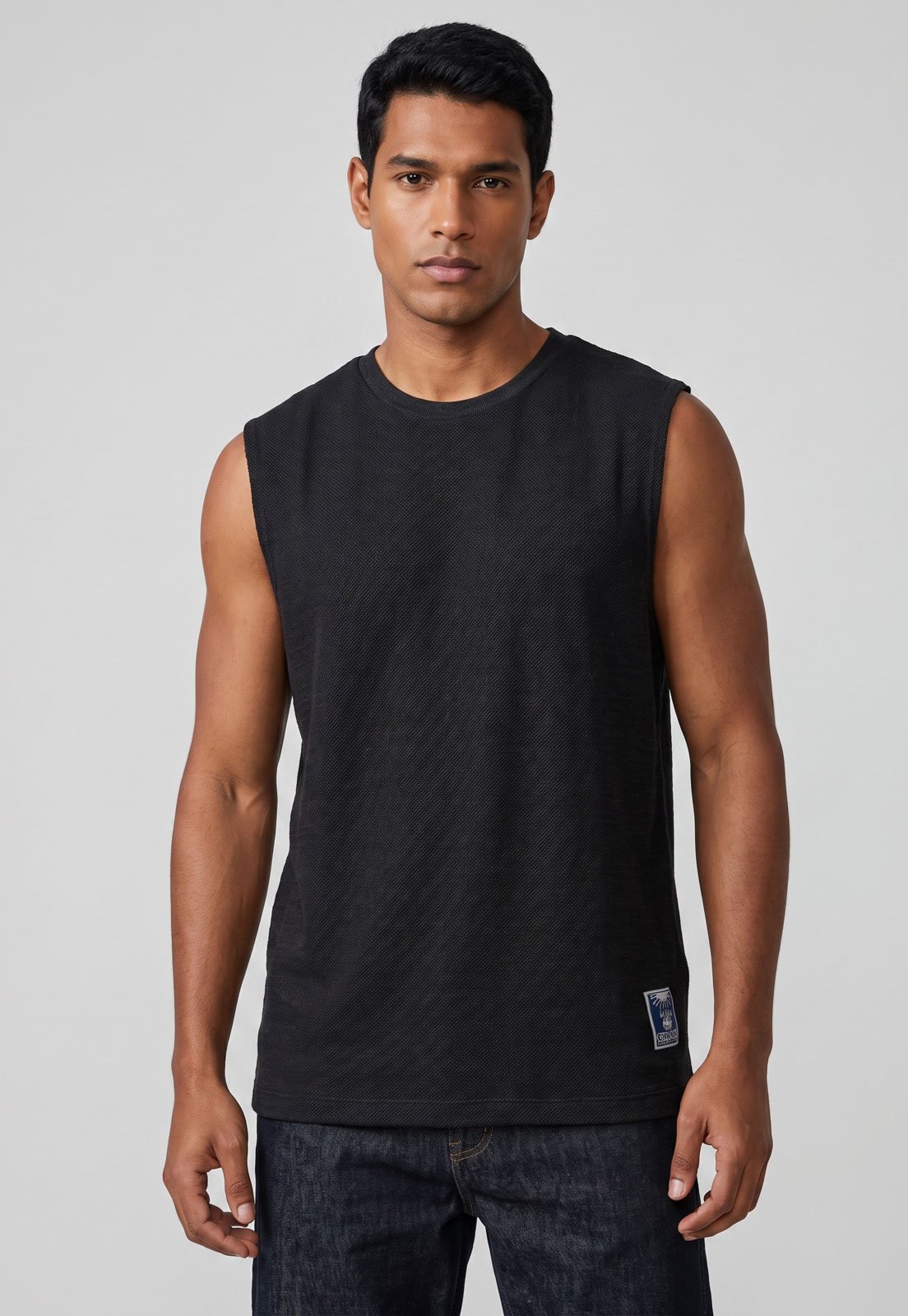 Regata Masculina Colcci Gola Redonda Preta