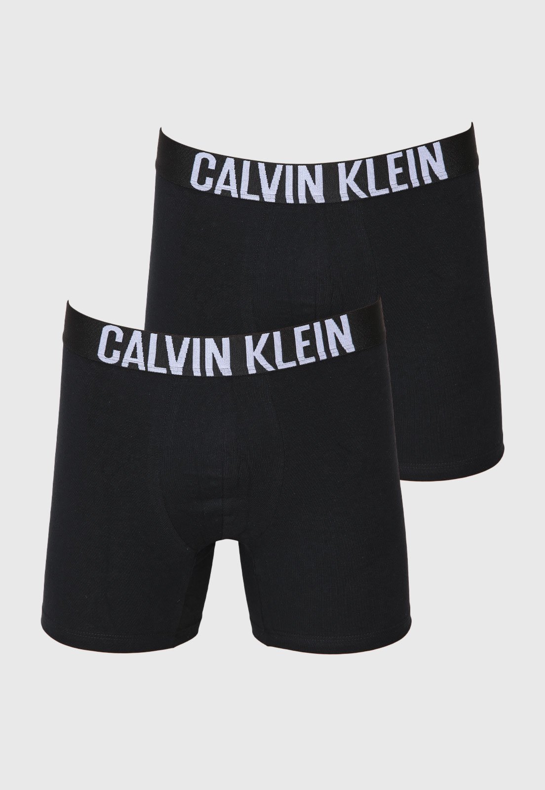 Kit 2 Cuecas Boxer Calvin Klein Underwear Intense Preta