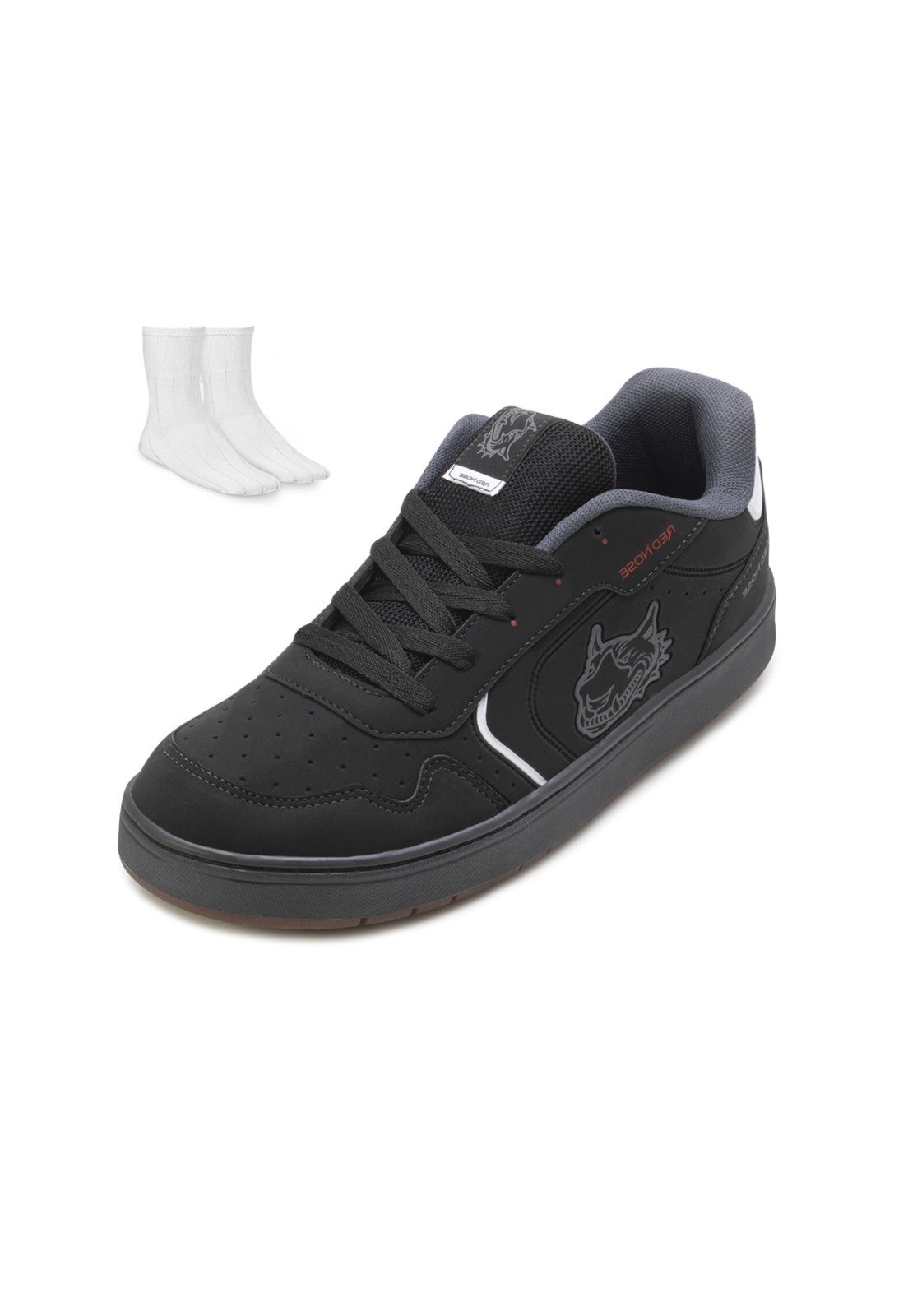 Tênis Red Nose Preto Branco Barequecaba RN26-RNVM302