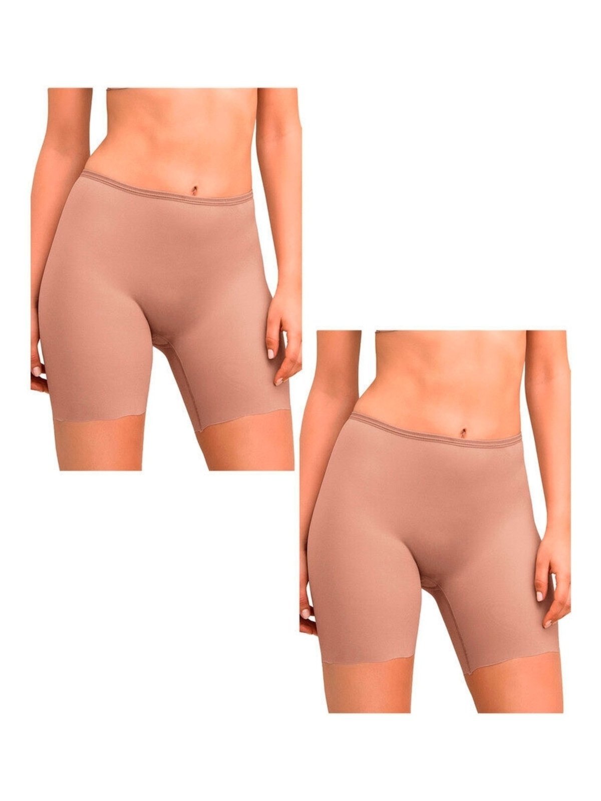 Kit com 2 Bermudas Virtuel Demillus 94496/94498 Bege