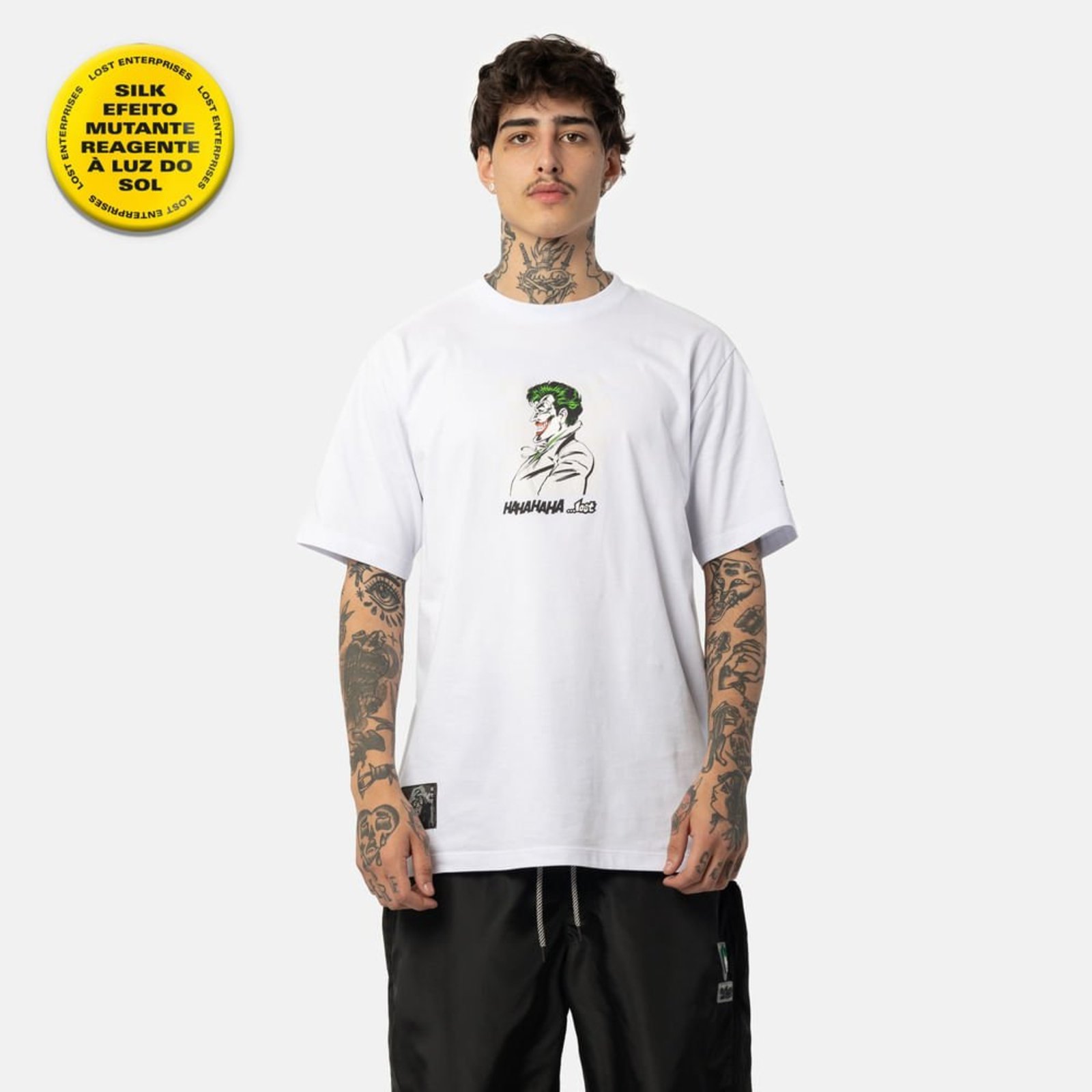 T-Shirt Lost Joker BRANCO