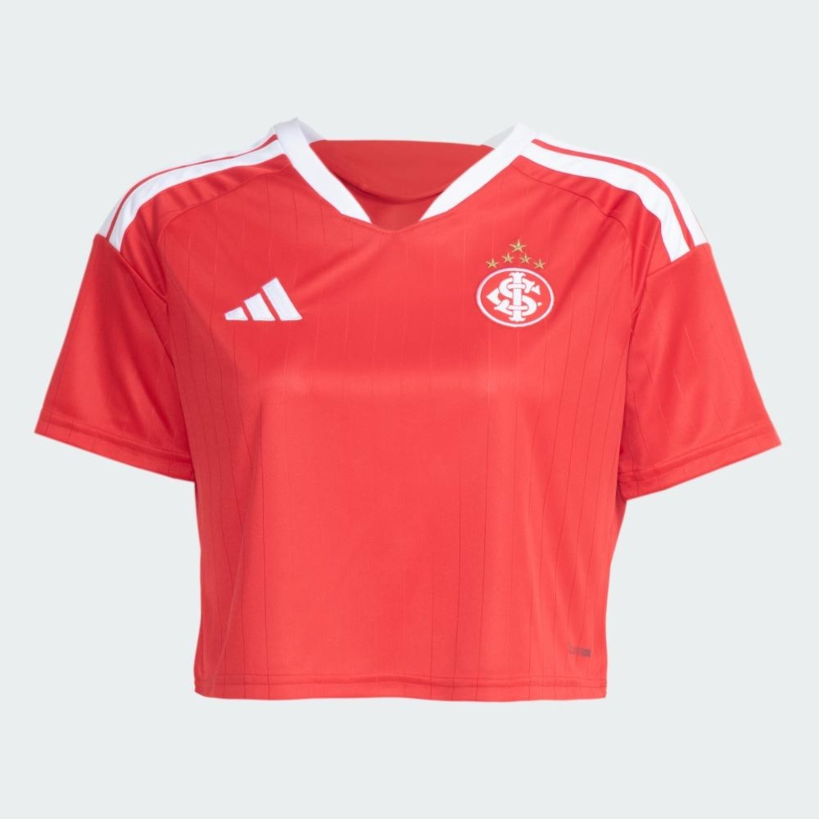 Vista 3 Camisa cropped I SC Internacional 26 adidas Performance vermelho adidas performance vermelho