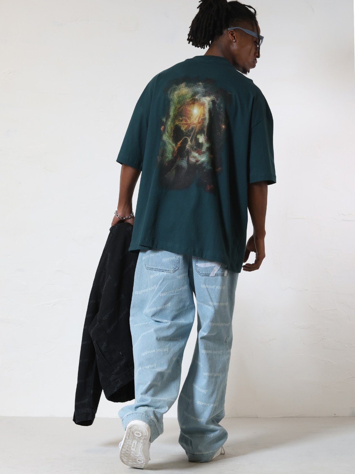 CAMISETA HUGE APPROVE GARDEN PARADISE - VERDE
