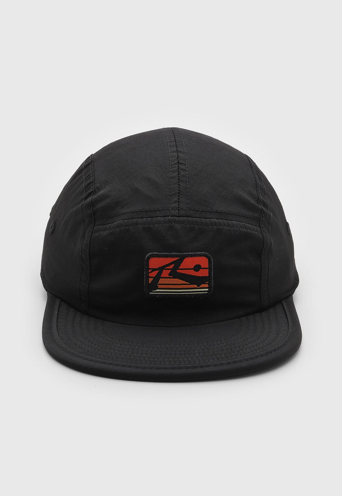Boné Rusty Aba Reta Sunrise Five Panel Preto