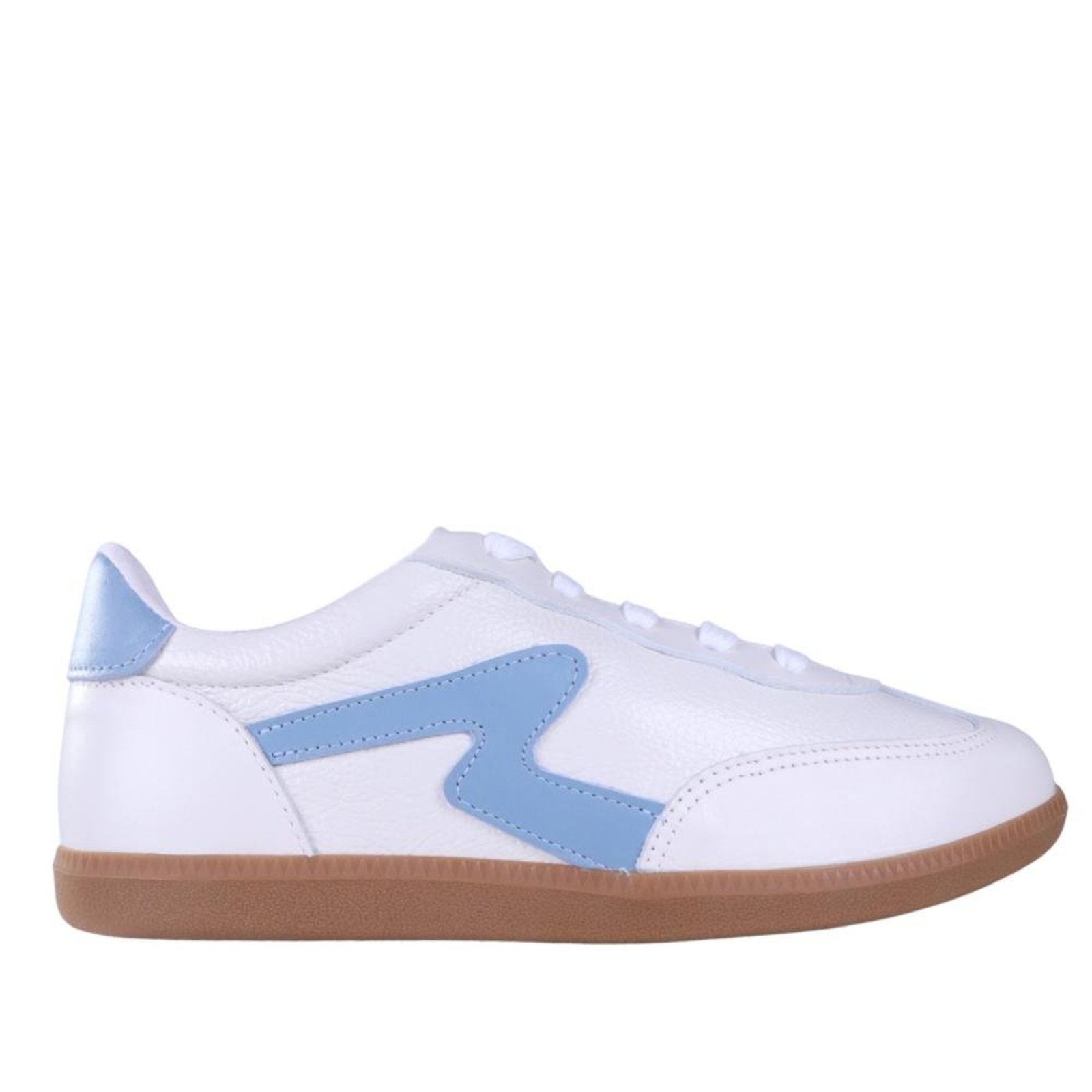Tênis Feminino em Couro com Sola Gum Zariff 097030 Off White Incolor
