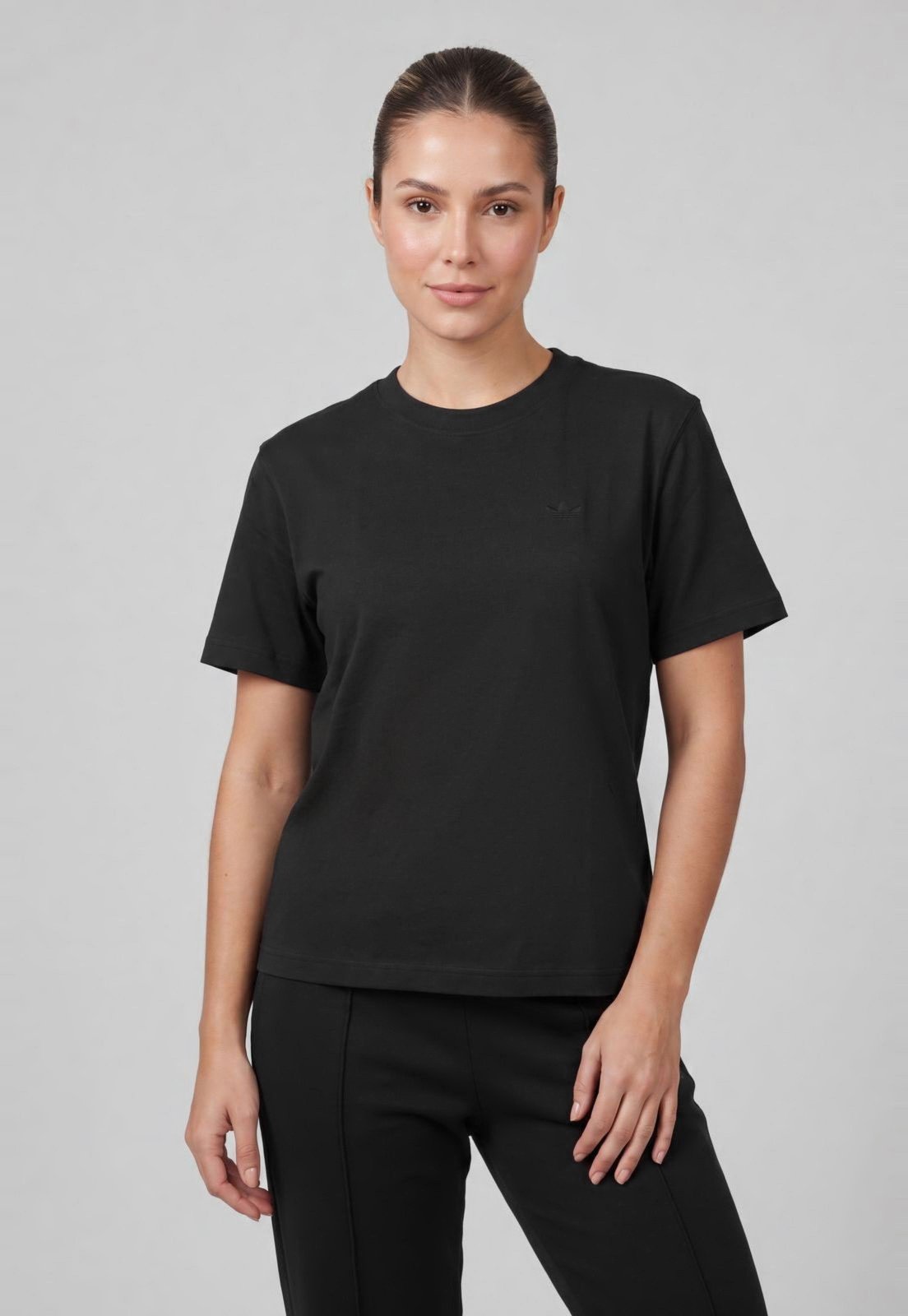 Camiseta Feminina adidas Originals Logo Preto
