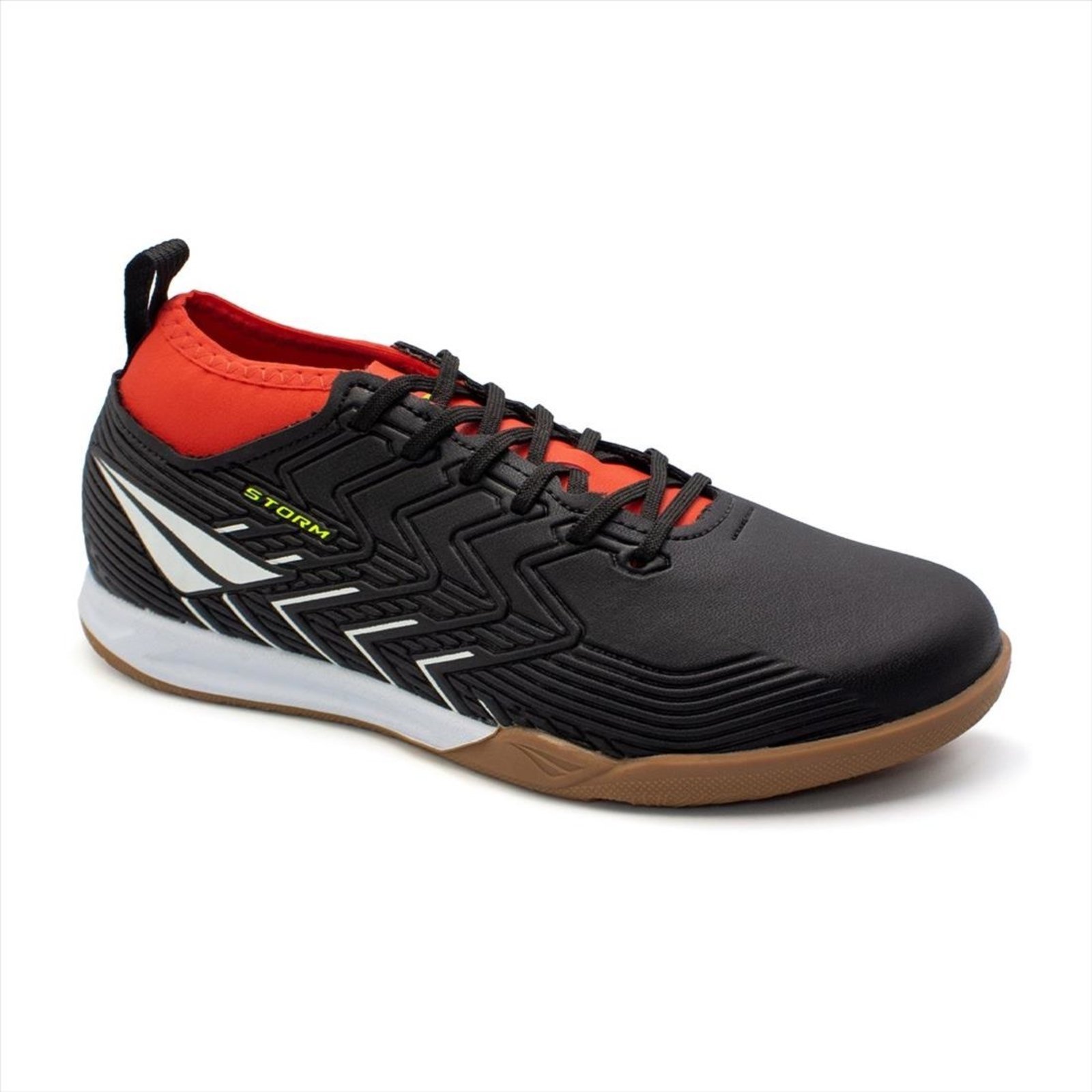 Vista 3 Chuteira Futsal Penalty Storm Y-3 preto Penalty preto
