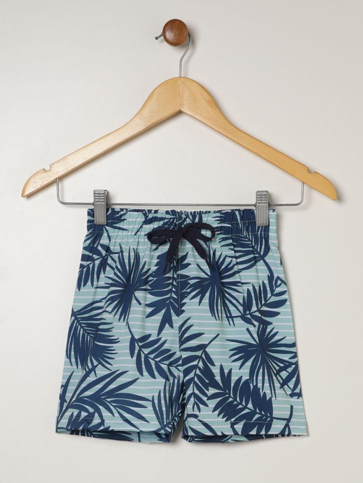 Infantil - Bermuda Estampada Para Menino - VERDE
