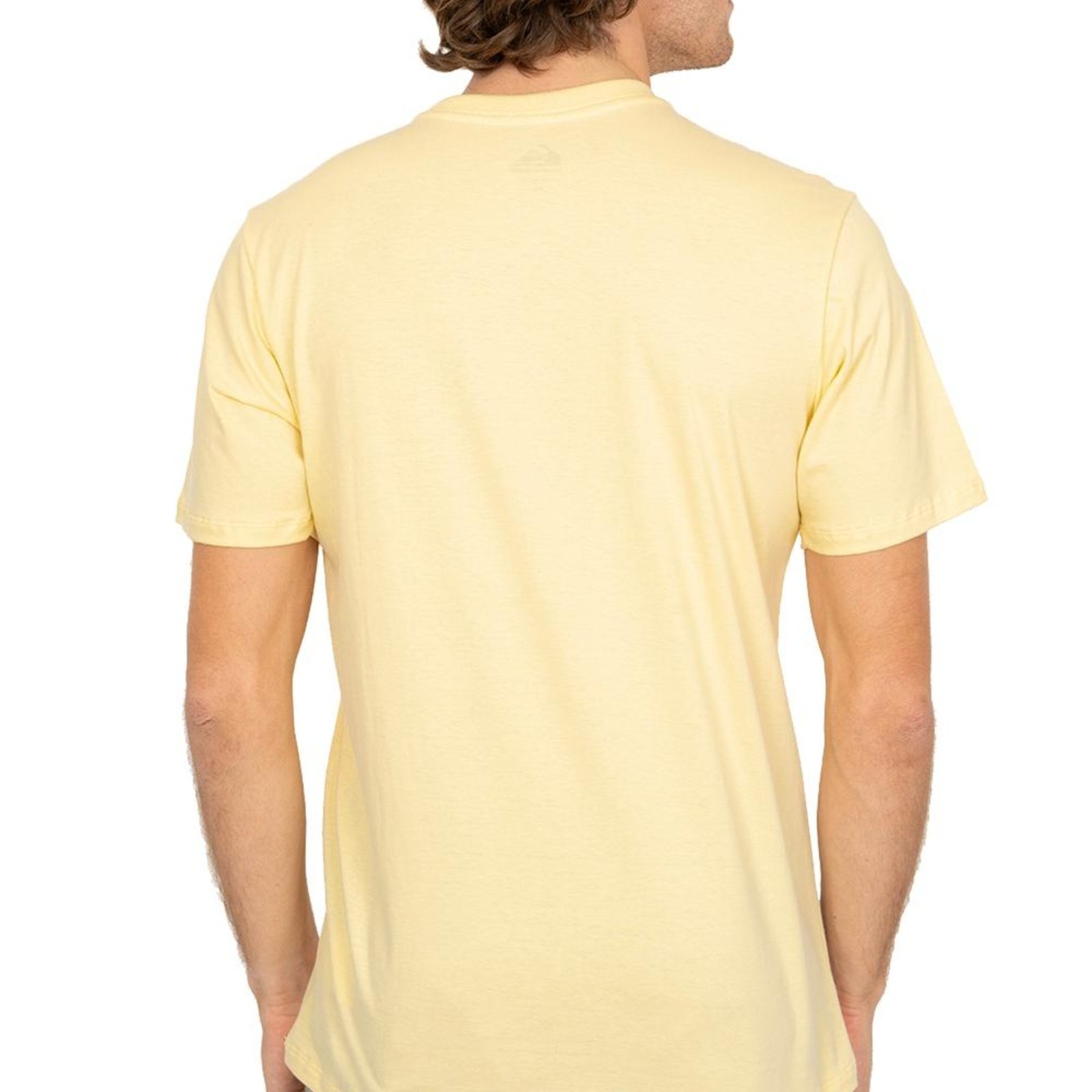 Camiseta Quiksilver New Comp Logo SM26 Masculina Amarelo