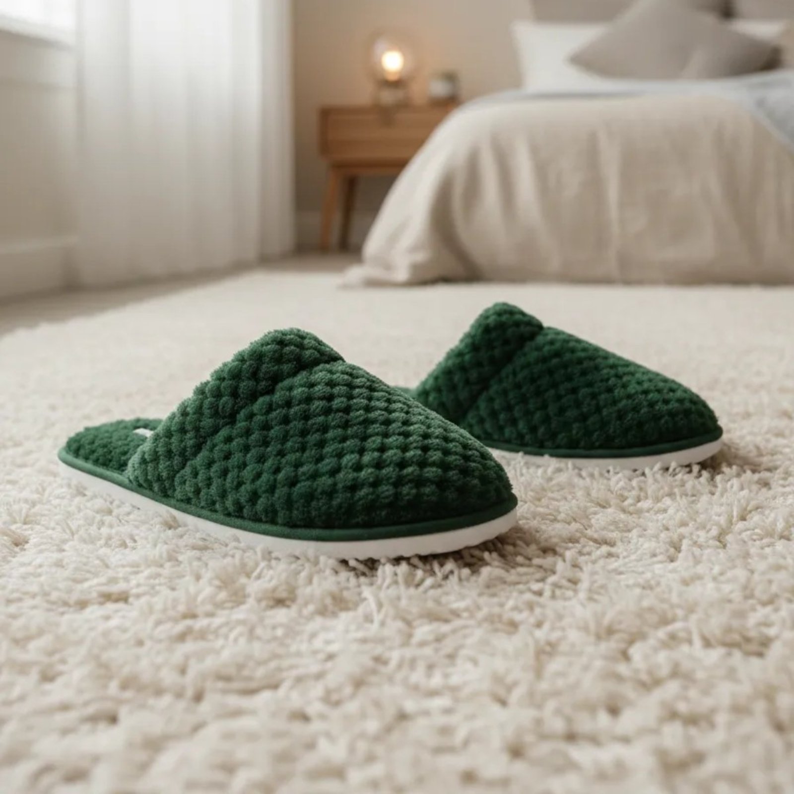 Infantil - Pantufa Chinelo Microfibra Appel Pollo Verde Pinnus