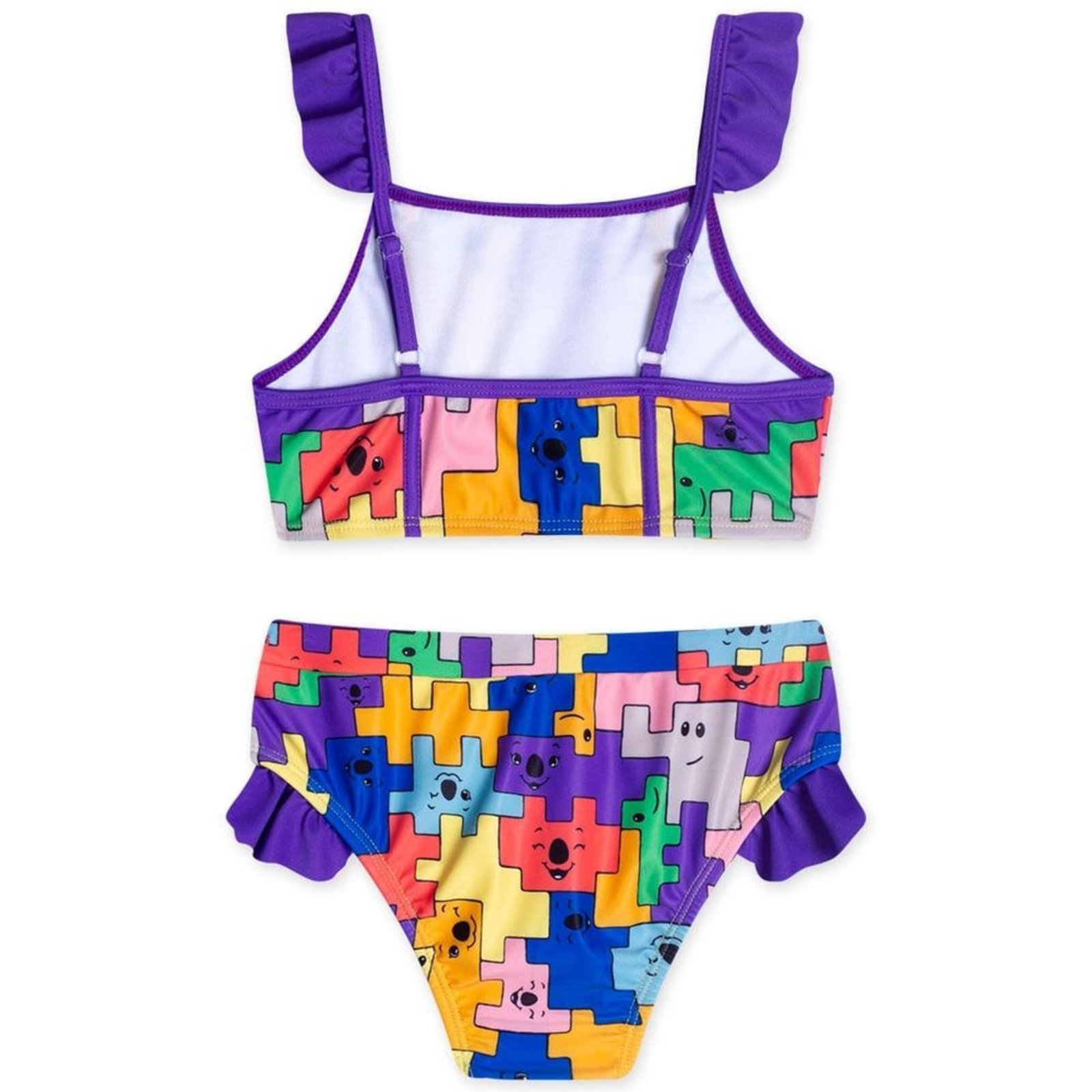 Vista 3 Biquíni Feminino Lilica Lilica Ripilica azul Lilica Ripilica azul