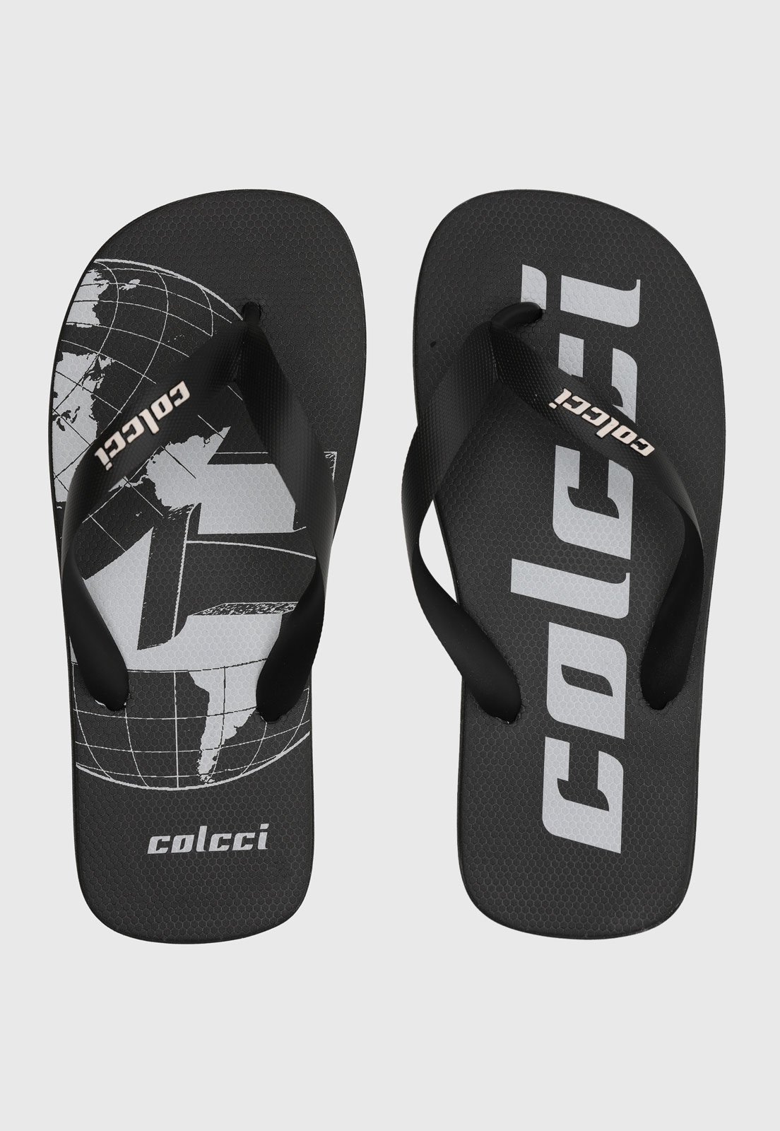 Chinelo Colcci Logo Preto