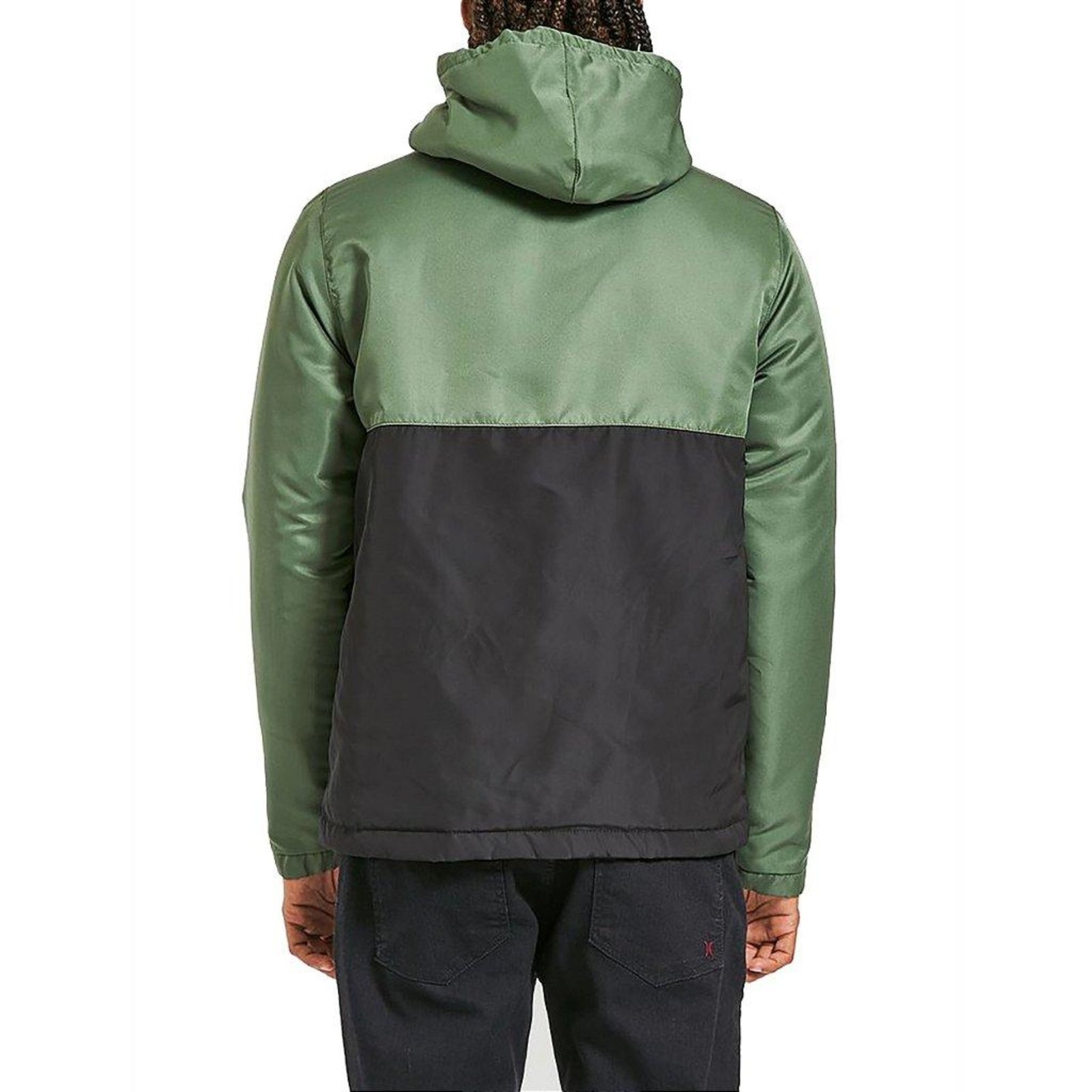 Vista 3 Jaqueta Hurley Techno II WT23 Masculina Militar verde hurley verde